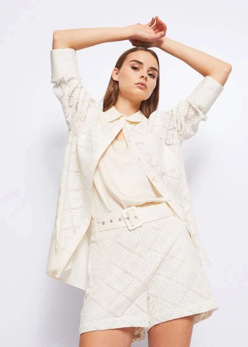 Camicia in pizzo