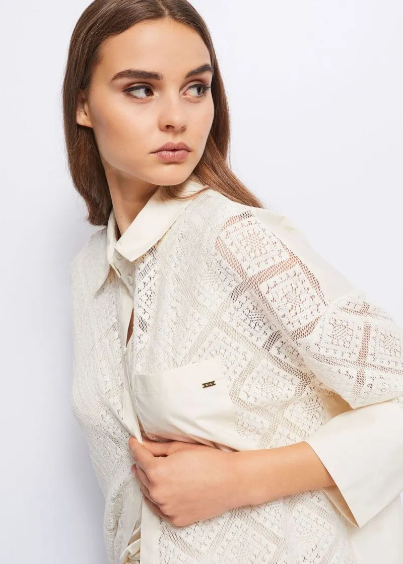 Camicia in pizzo