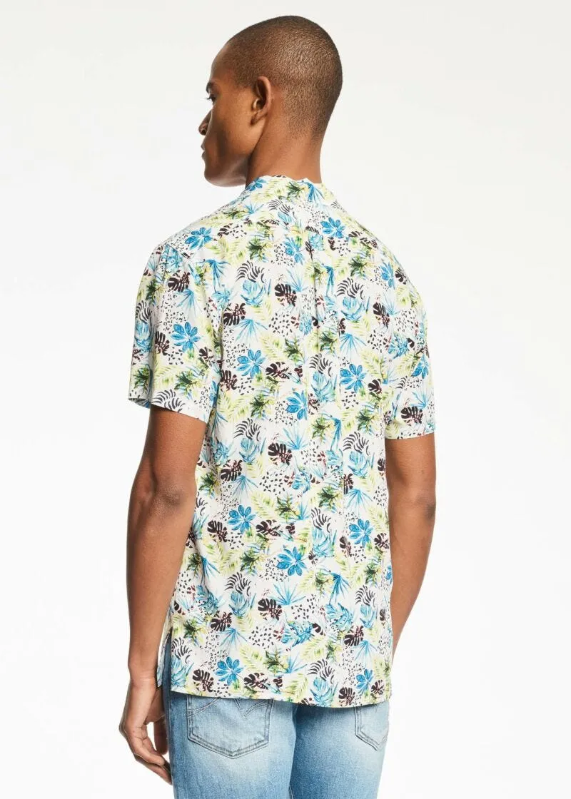 Camicia in viscosa con stampa