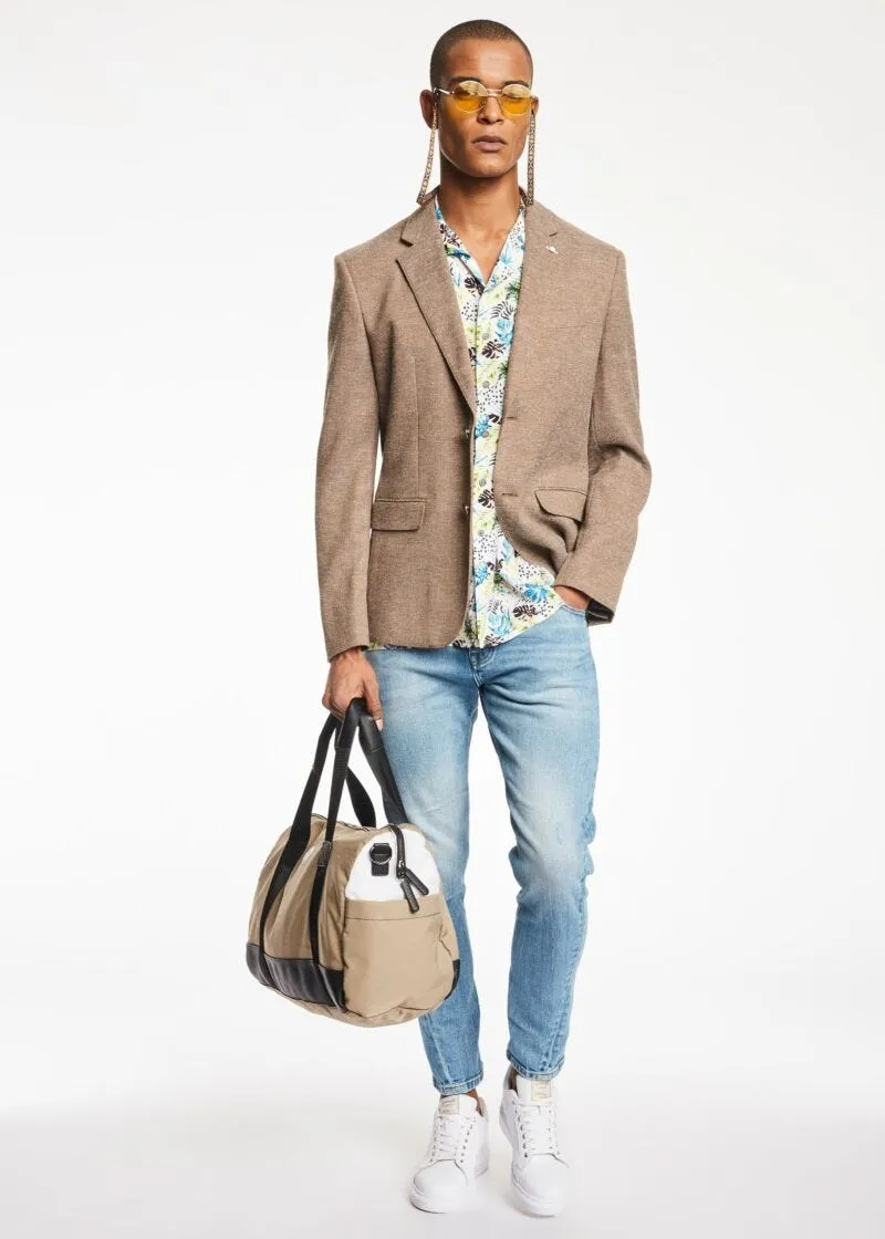 Camicia in viscosa con stampa