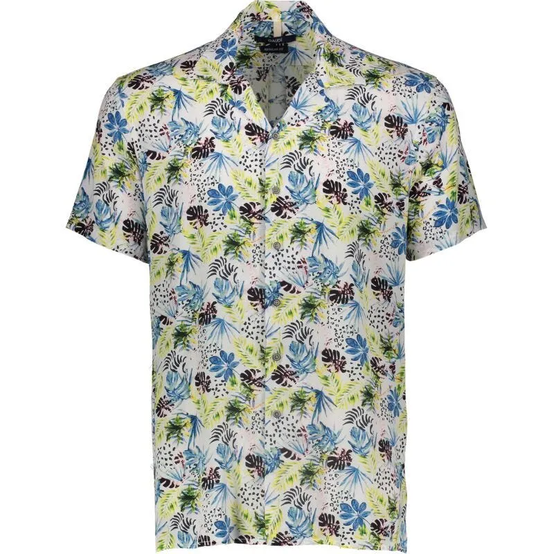 Camicia in viscosa con stampa