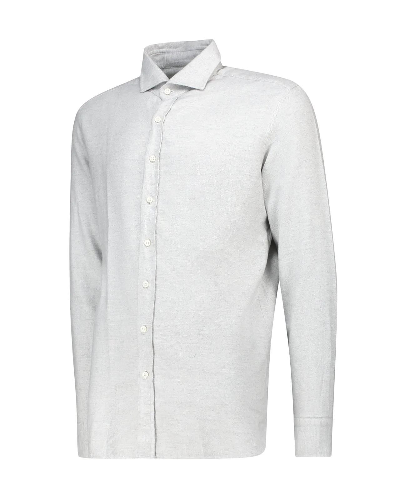 Camicia Simo cotone grigio