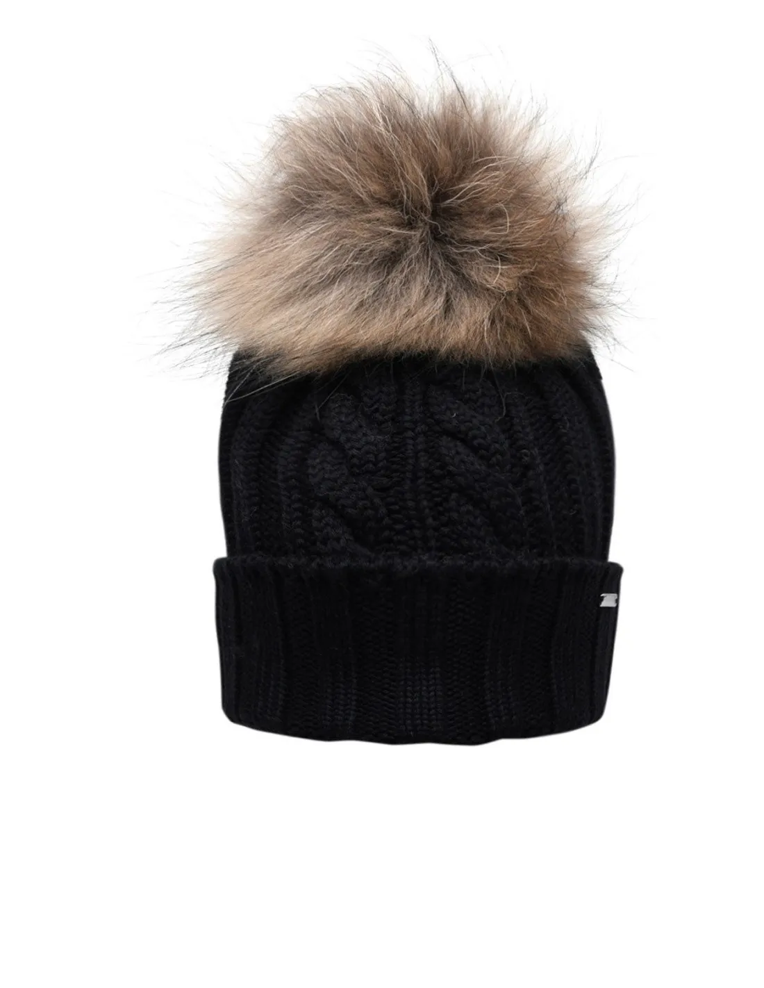Cappello donna Wool Raccoon Pompom Woolrich