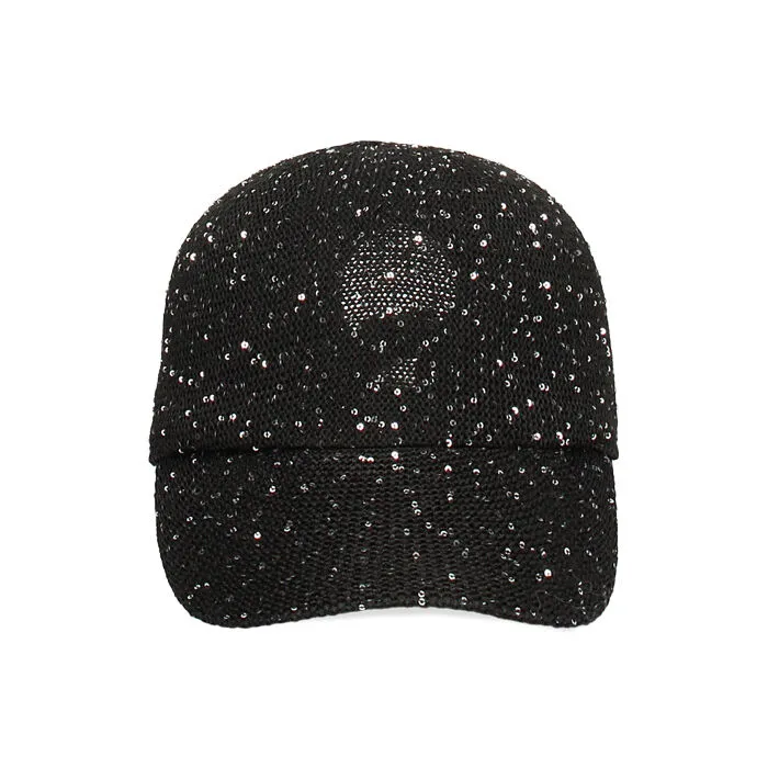 Cappello nero in rafia