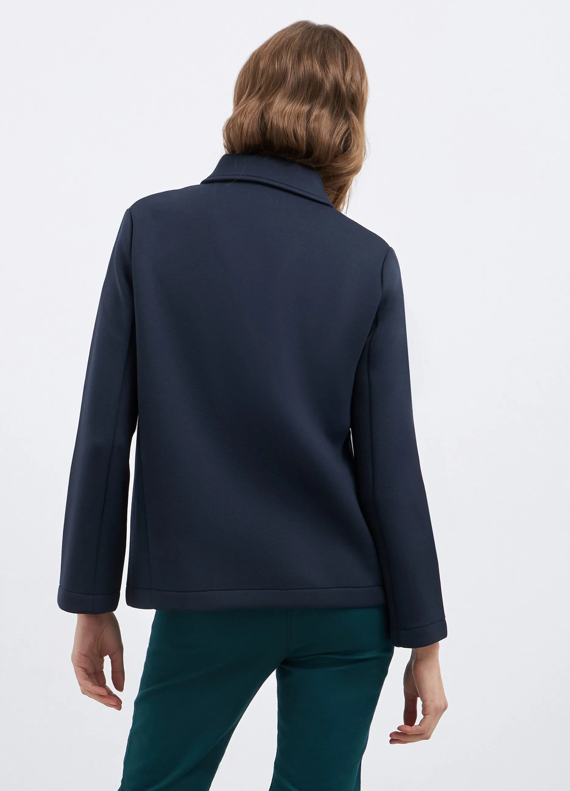 Cappotto corto in doppiopetto donna