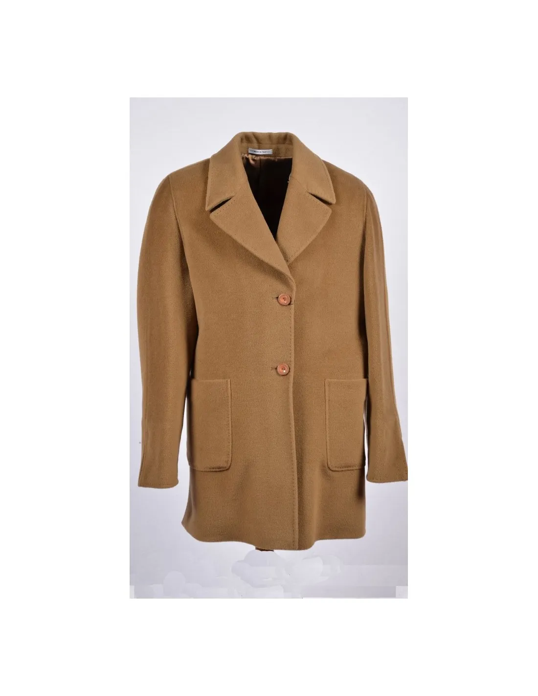 Cappotto Donna in lana Mod Bianca Beige