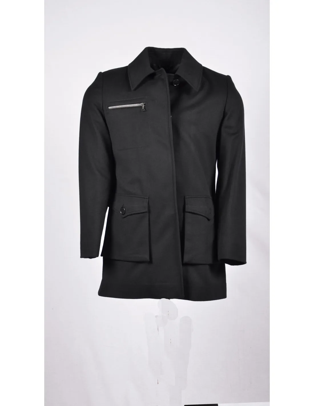 Cappotto Donna in lana Mod marta nero