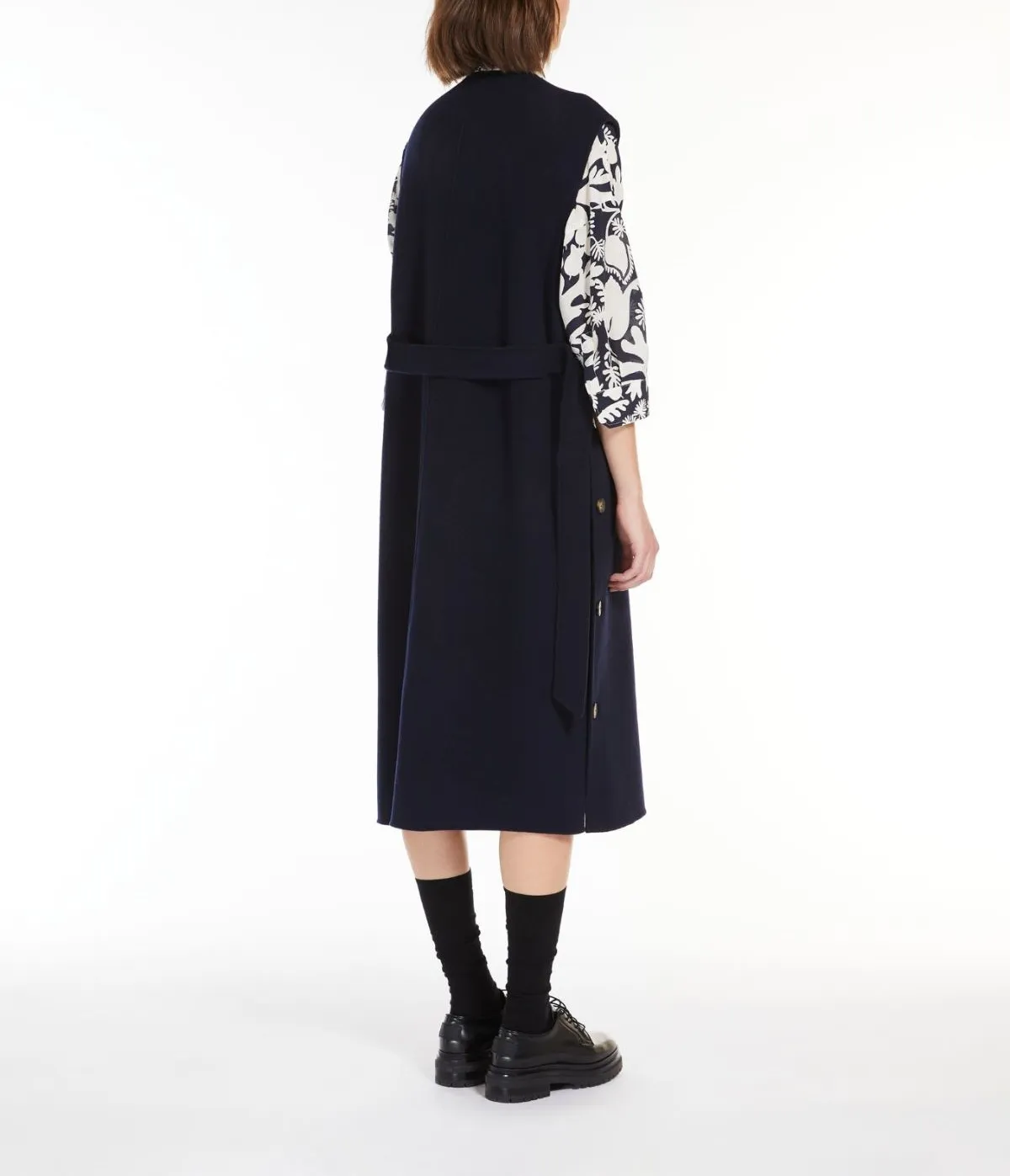 Cappotto doppiopetto in lana