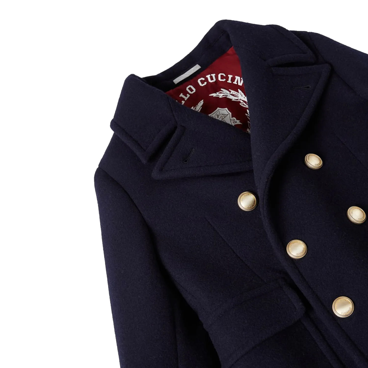 Cappotto Double Di Lana Vergine E Cashmere