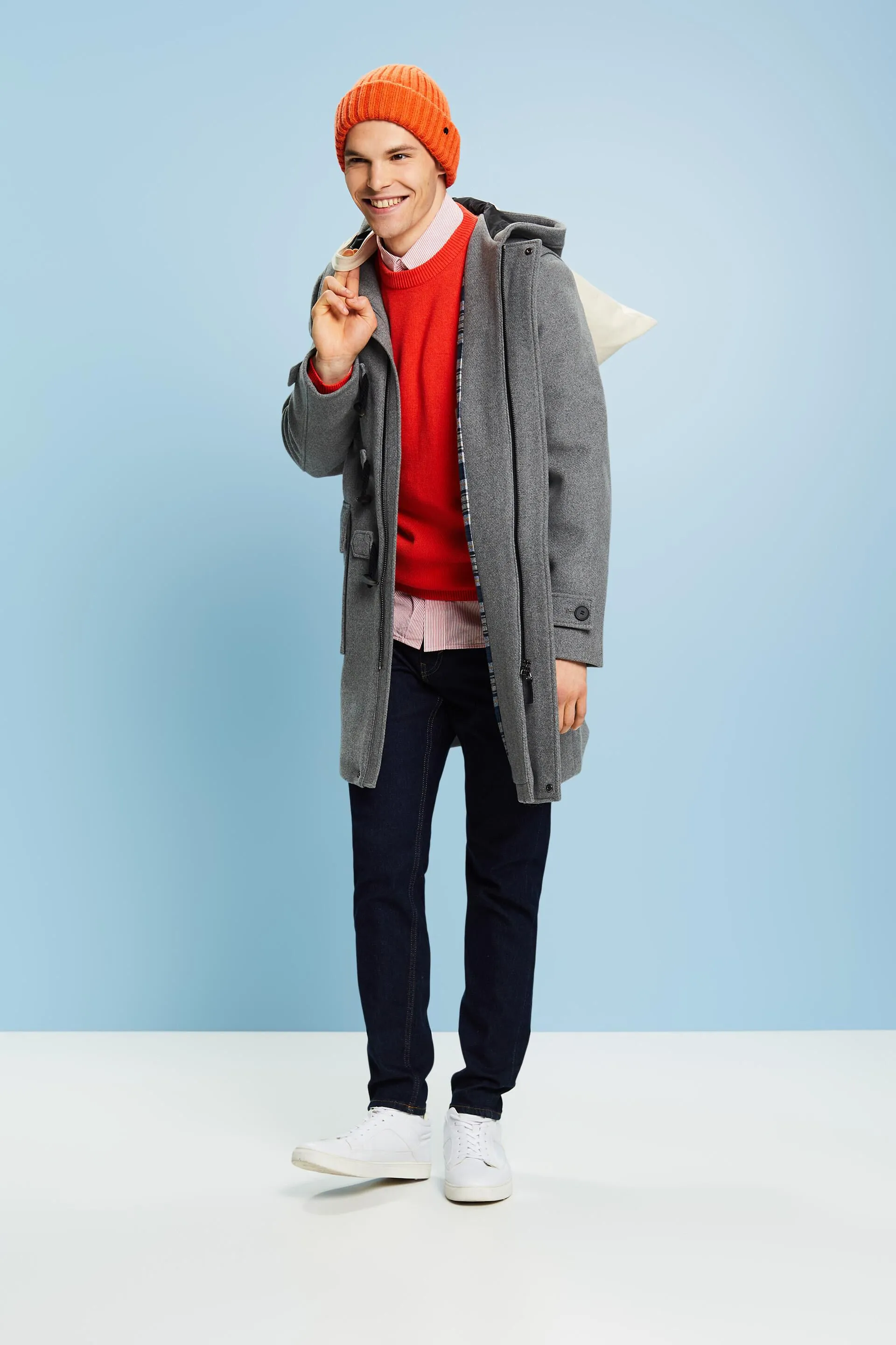 Cappotto Dufflecoat in misto lana