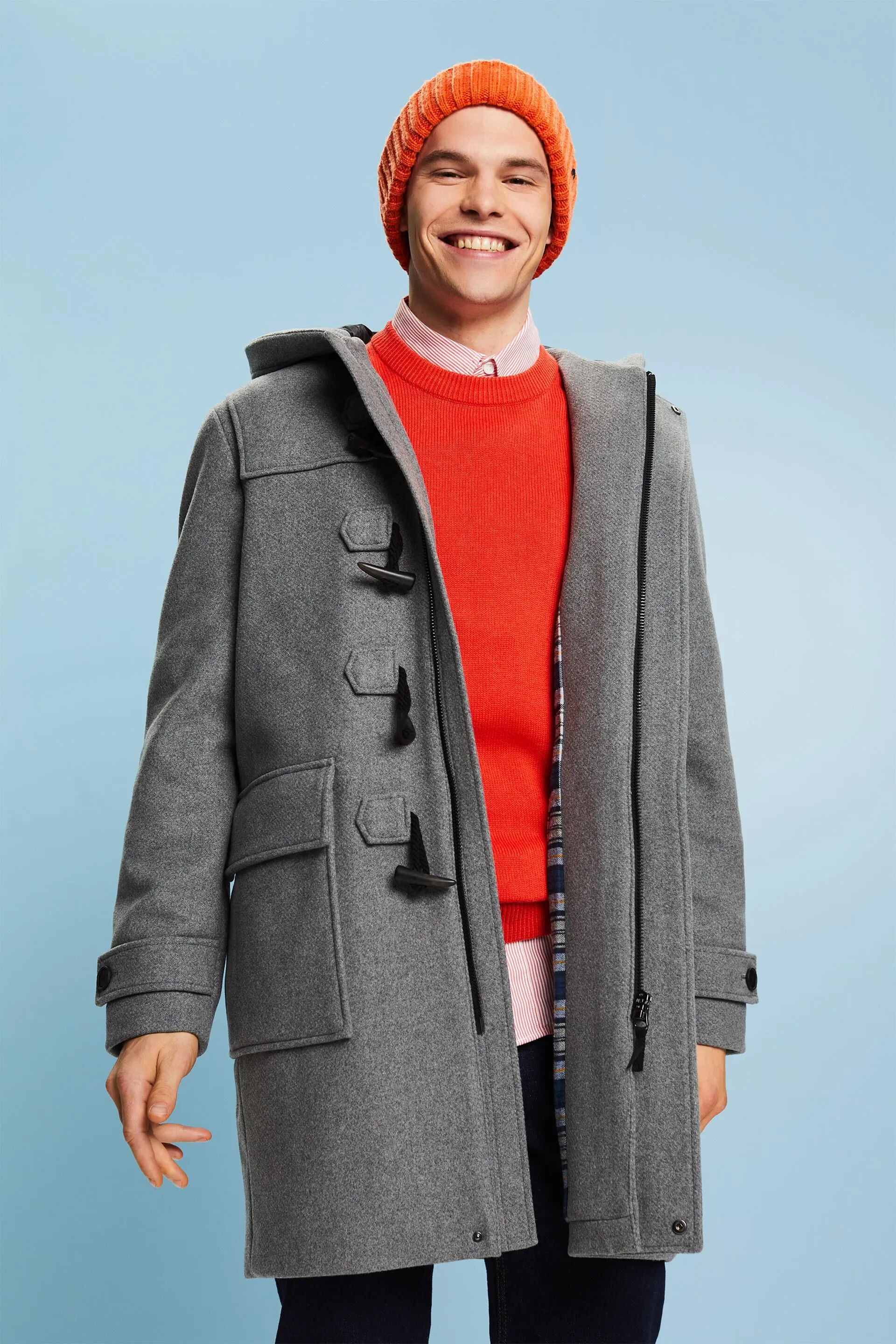 Cappotto Dufflecoat in misto lana