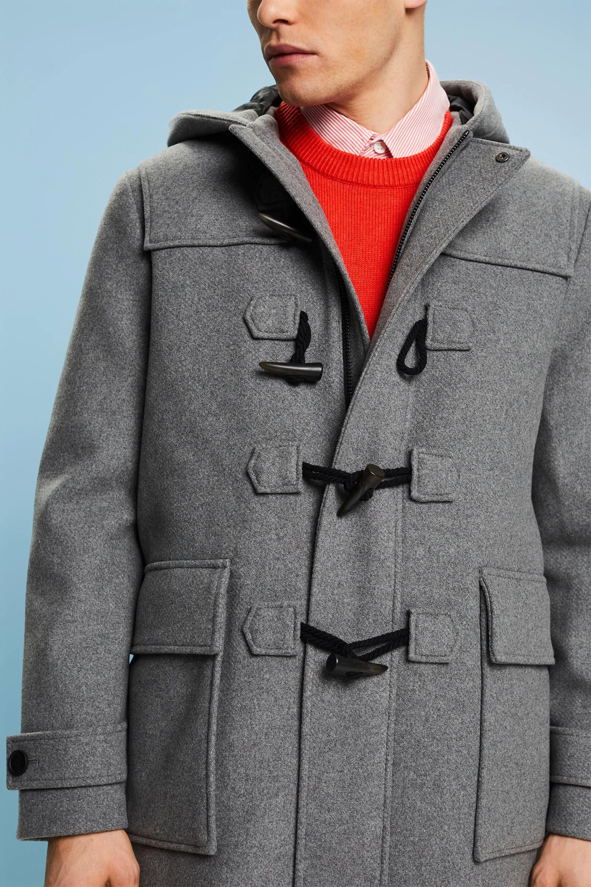 Cappotto Dufflecoat in misto lana