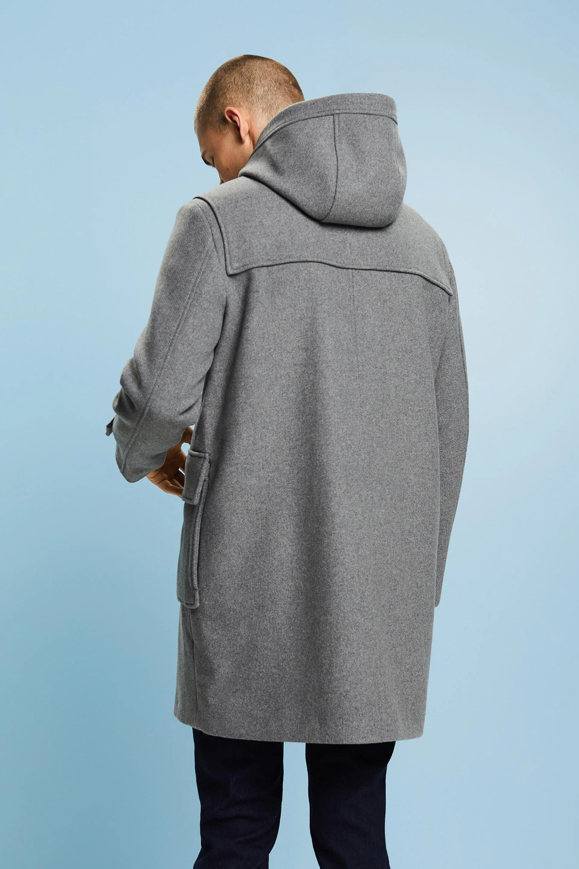 Cappotto Dufflecoat in misto lana