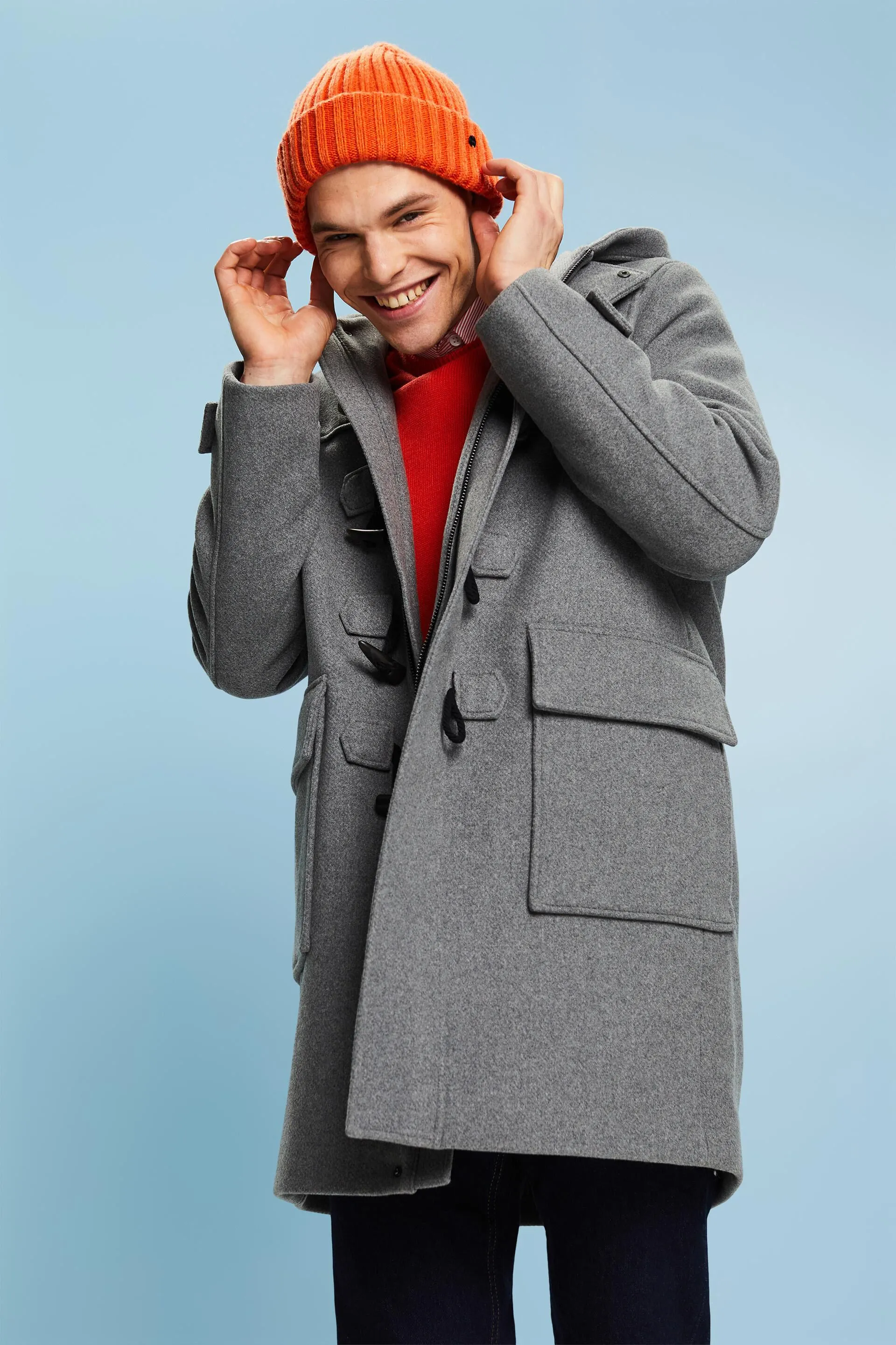 Cappotto Dufflecoat in misto lana
