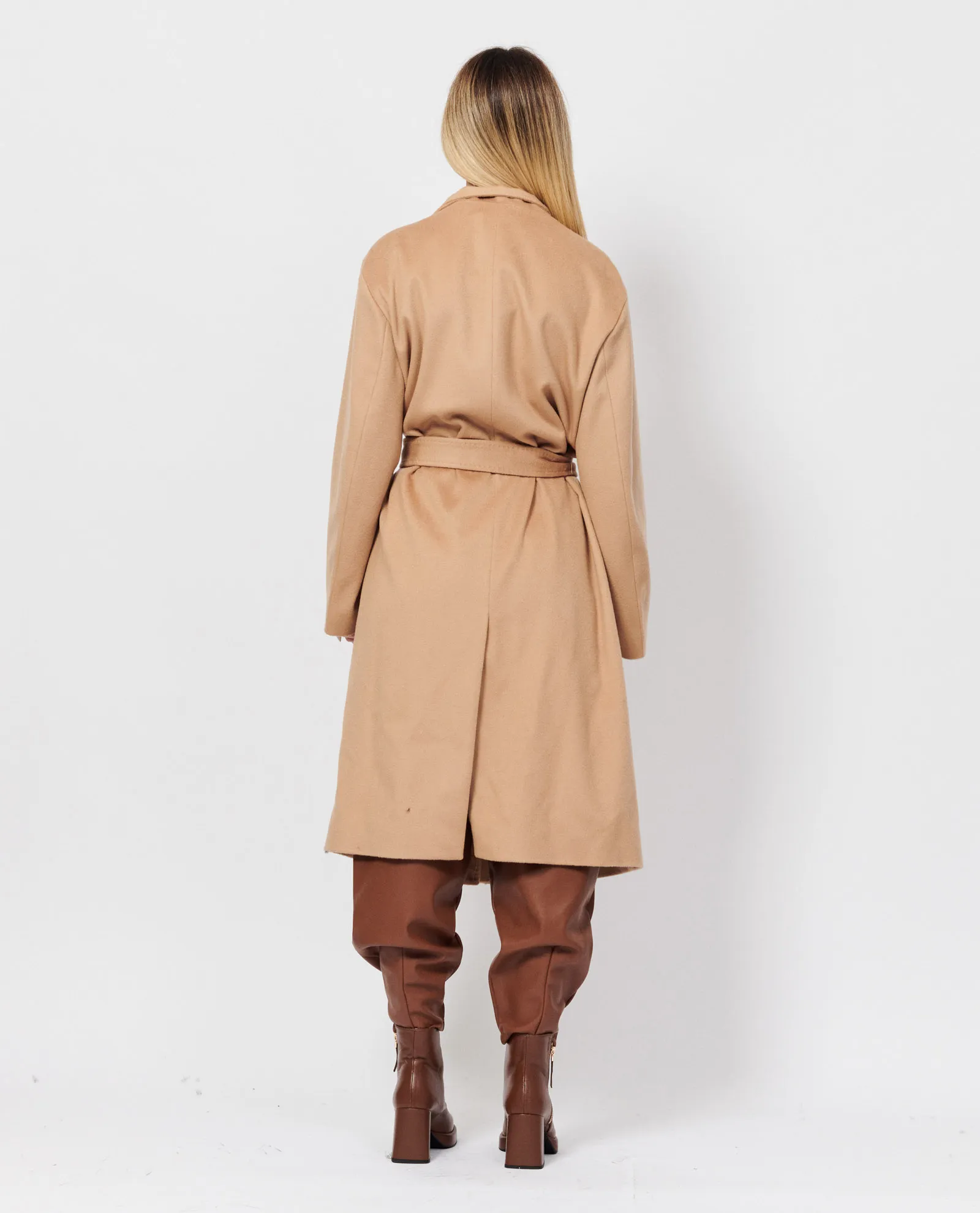 Cappotto formale in misto lana doppiopetto