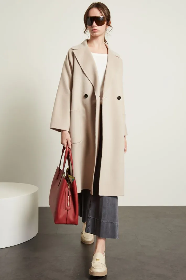 Cappotto in doppio di lana