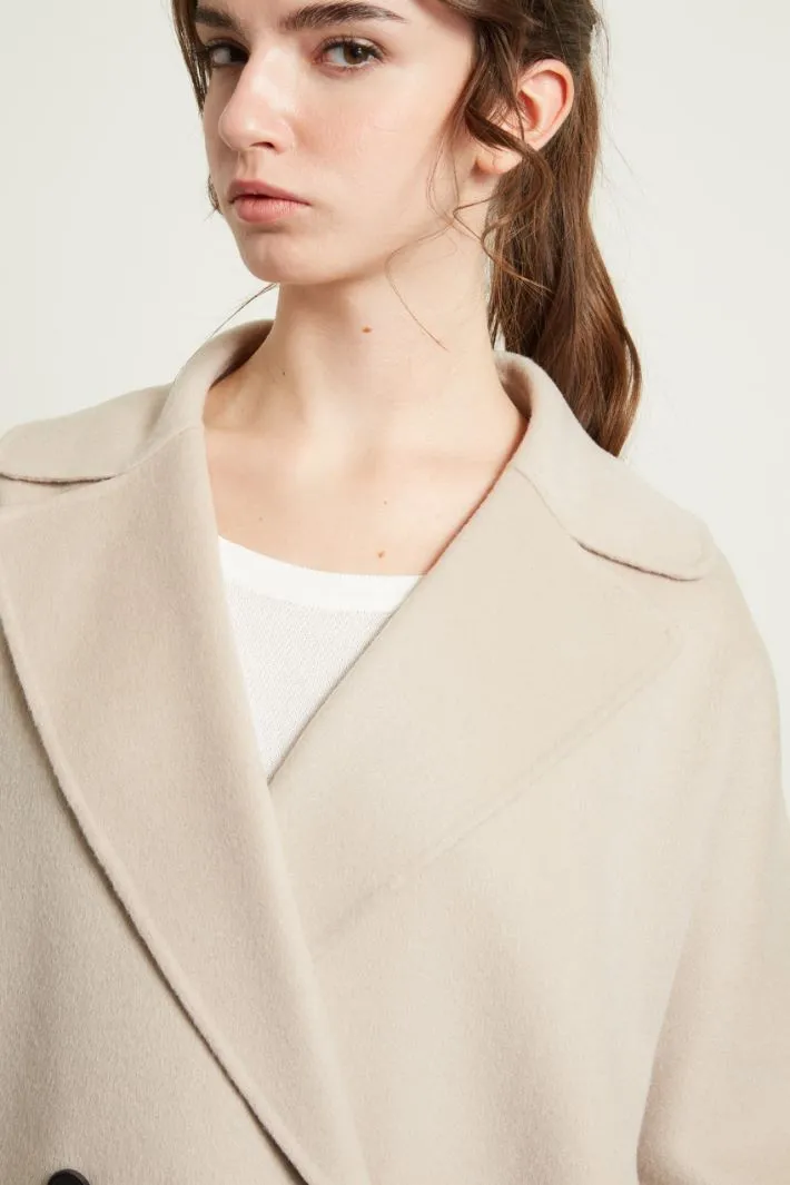 Cappotto in doppio di lana