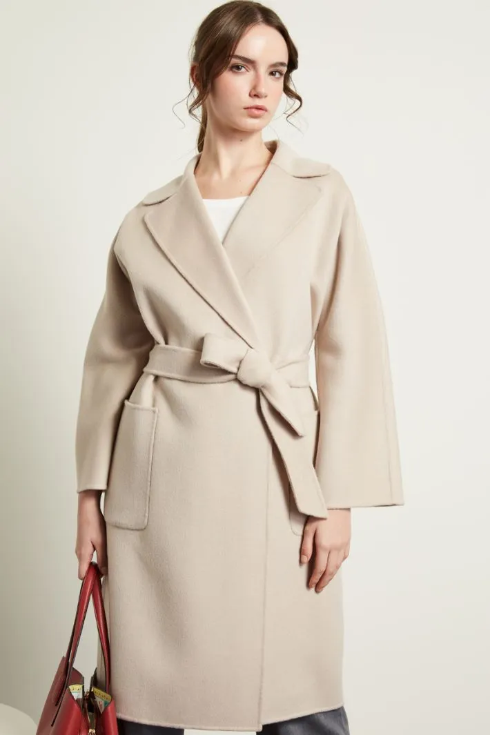 Cappotto in doppio di lana