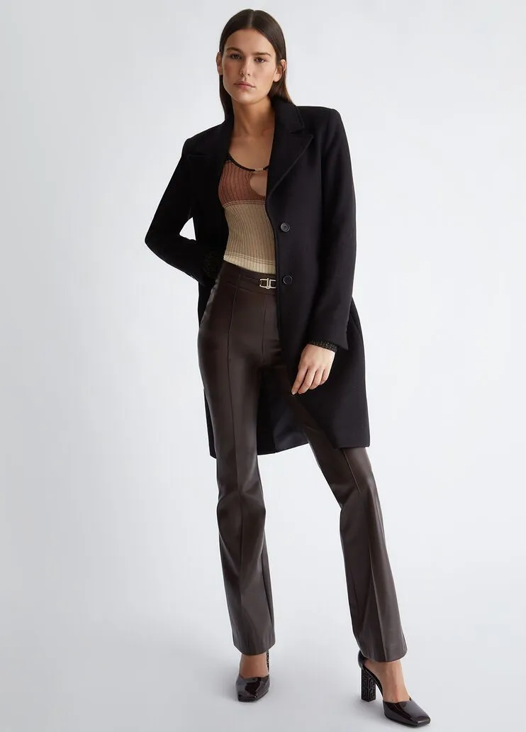 Cappotto in misto lana liu jo