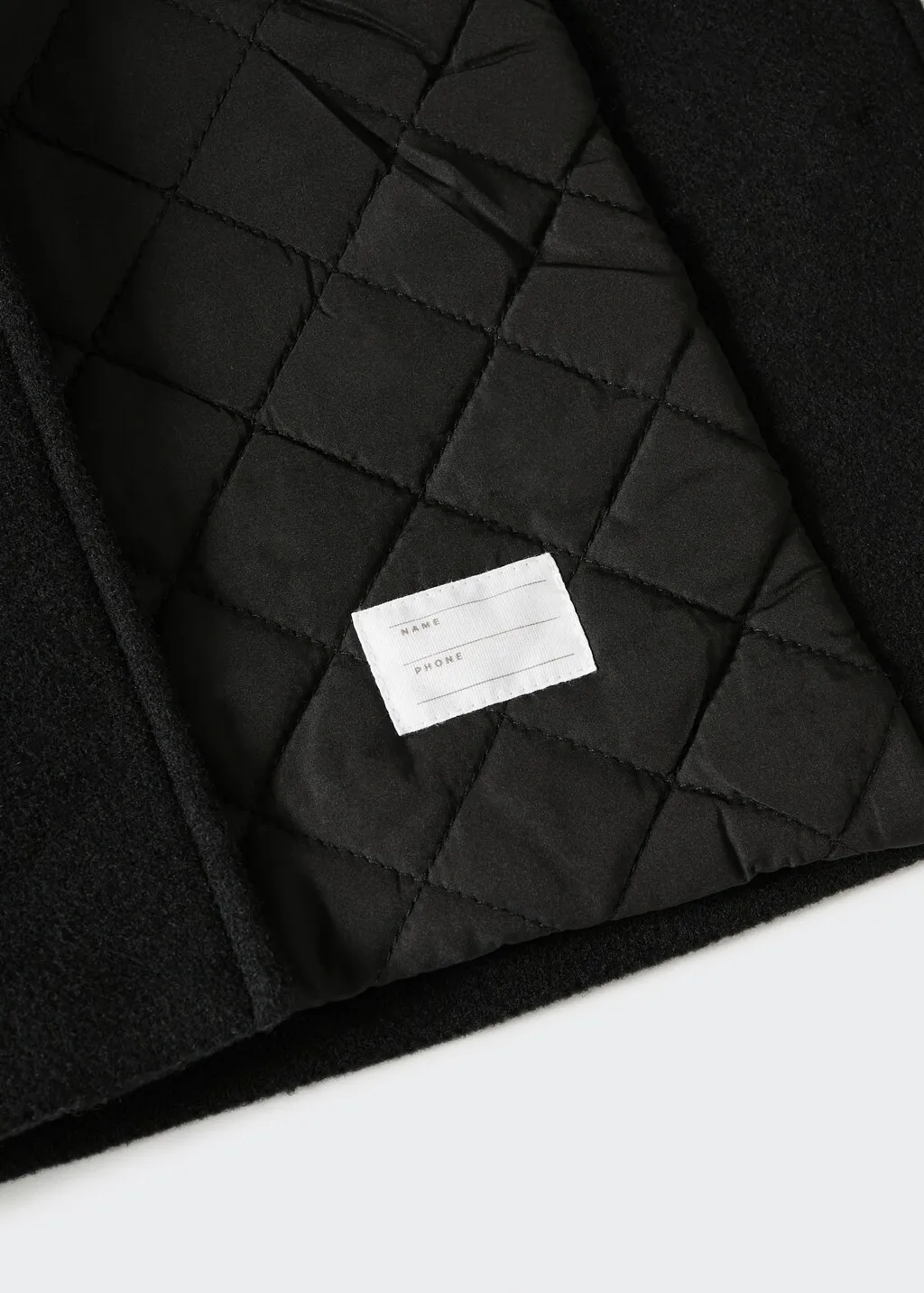 Cappotto lana collo pelliccia