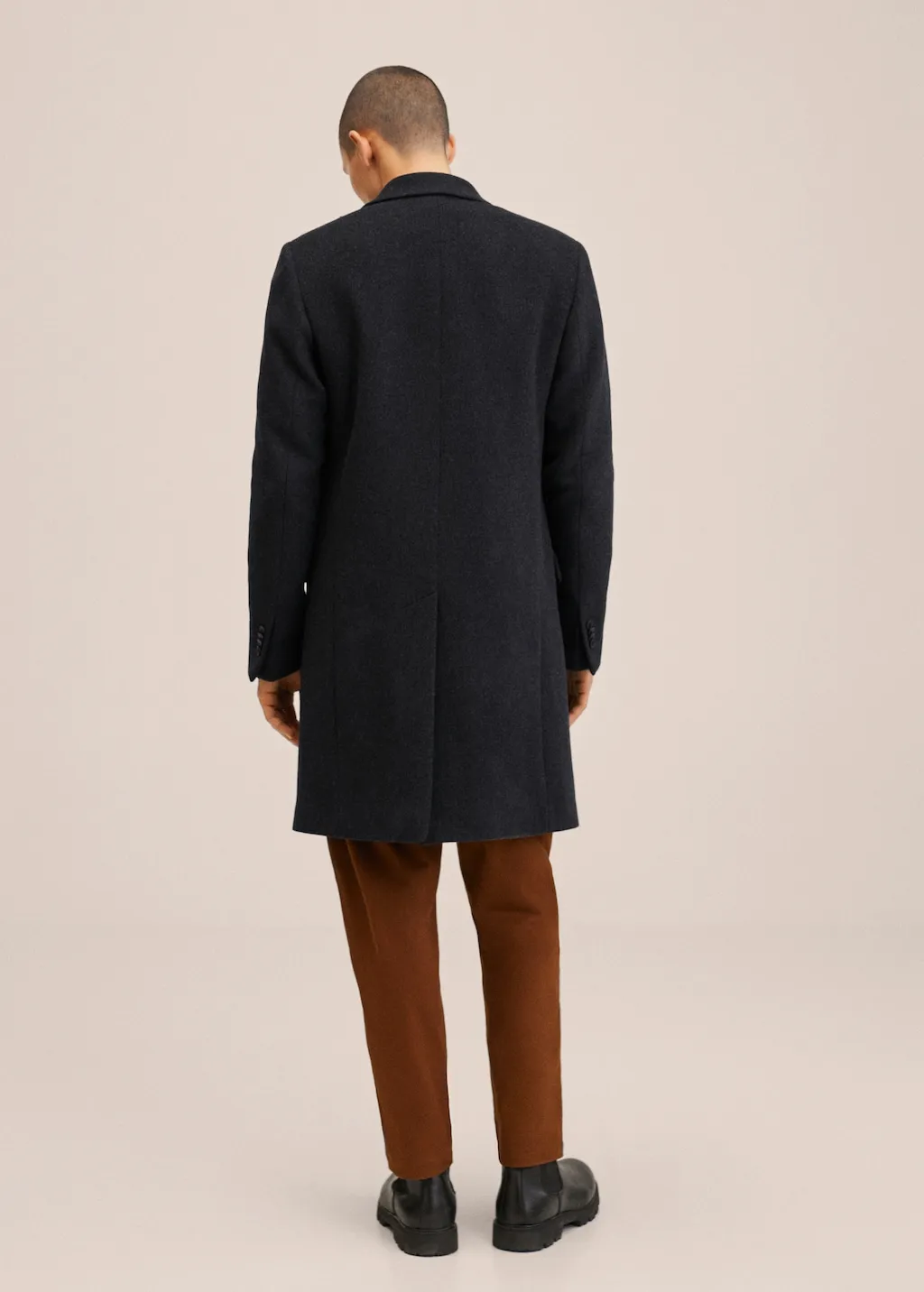 Cappotto lana incrociato