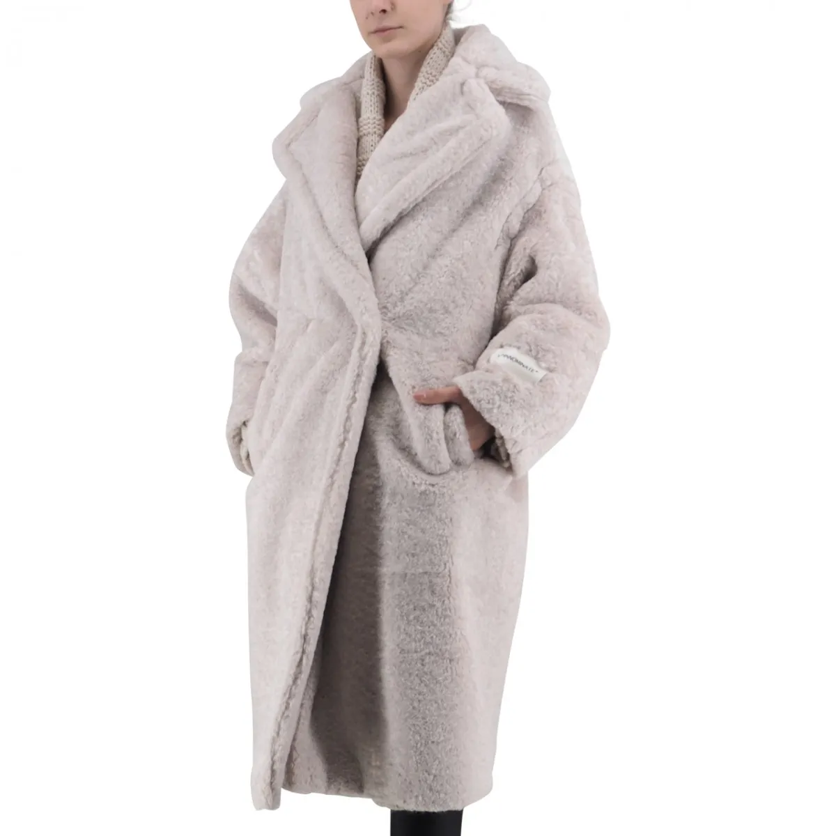Cappotto Over Doppiopetto Eco Fur
