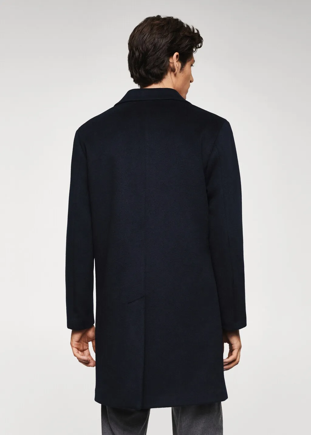 Cappotto oversize lana riciclata