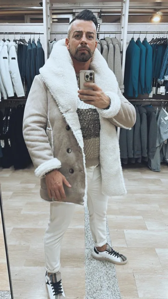 CAPPOTTO XAGON MAN IN ECOMONTONE DOPPIOPETTO COLOR BEIGE ****