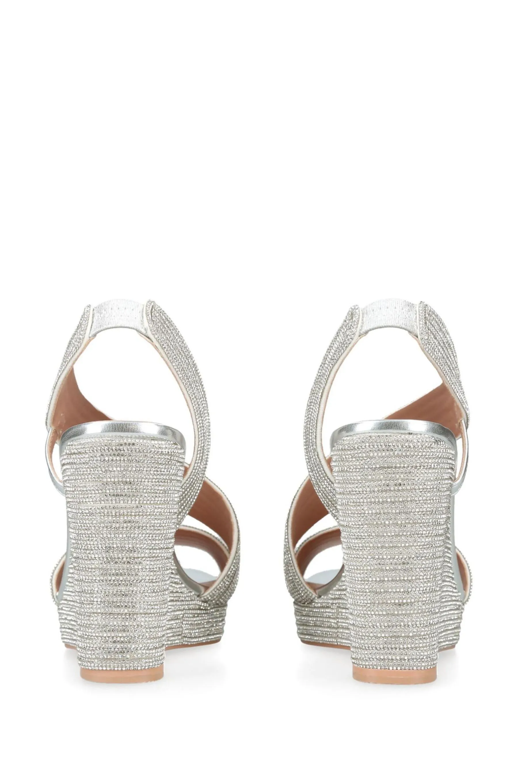 Carvela - Grigio - Chrome - Gala Jewel 110 Sandali con zeppa