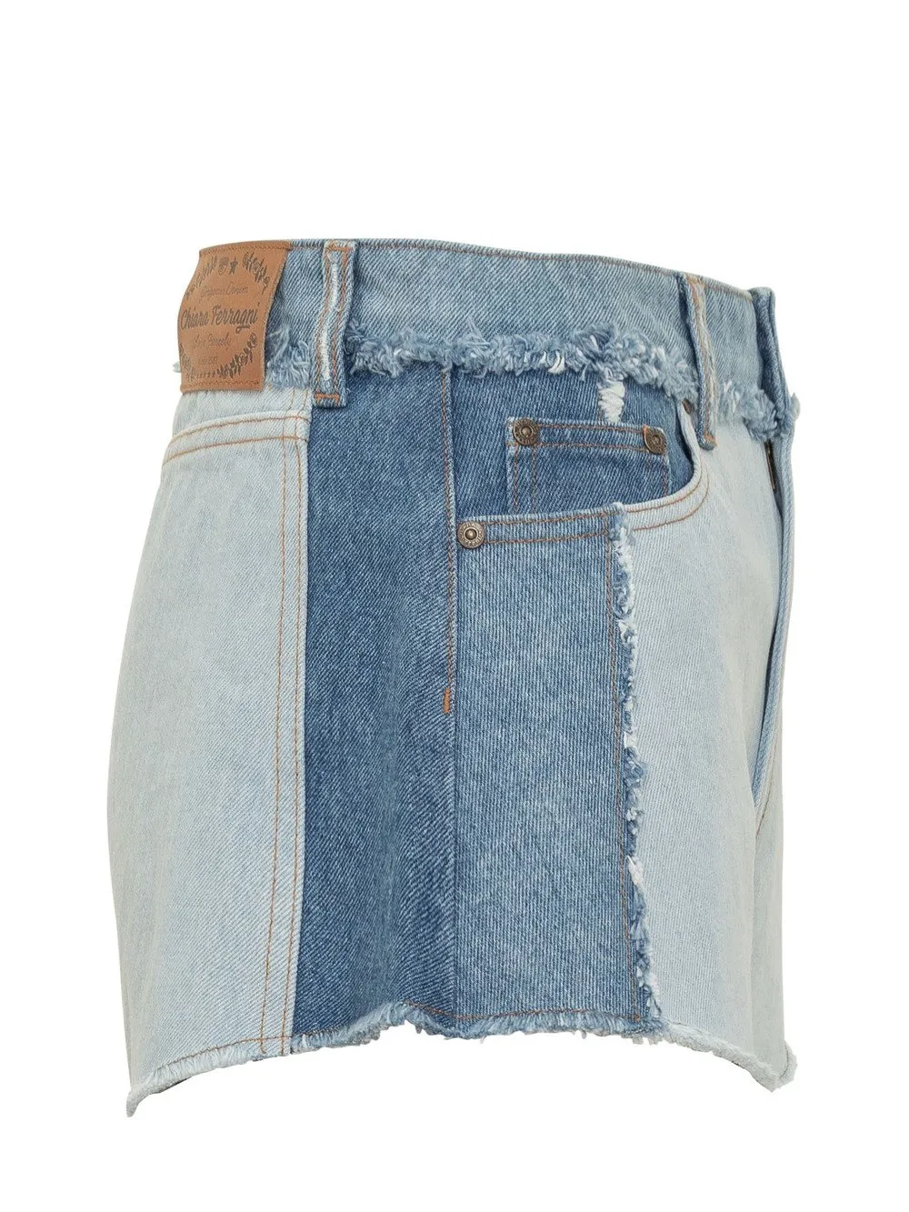 CHIARA FERRAGNI Shorts in Denim  