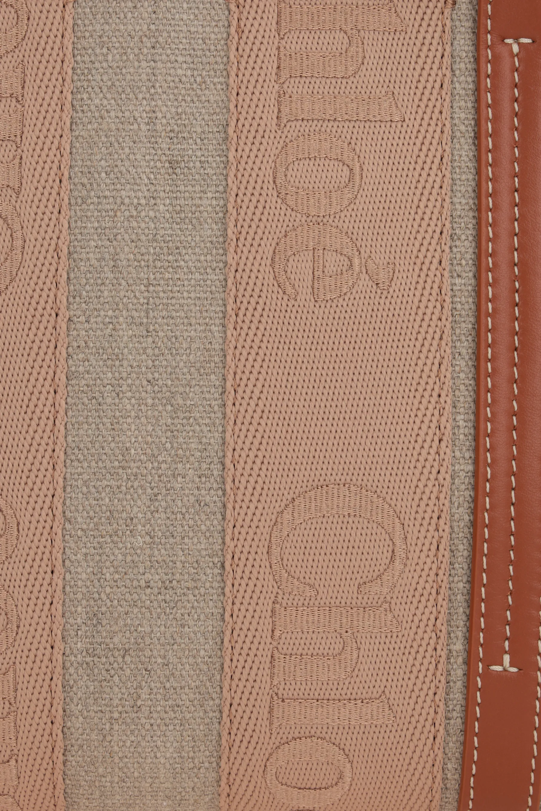 CHLOÉ borsa tote Woody small in canvas