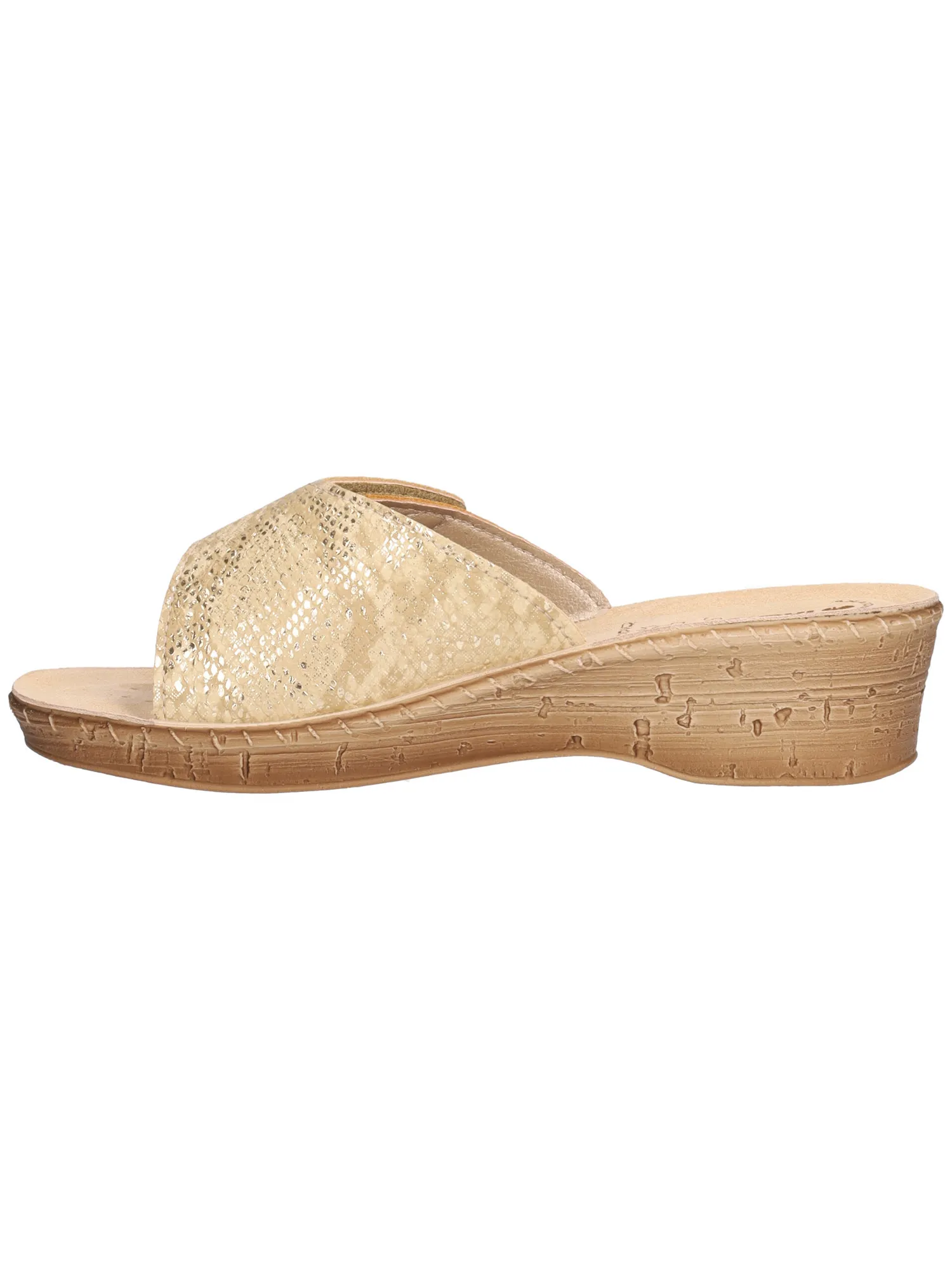 Ciabatta con zeppa Inblu da donna beige