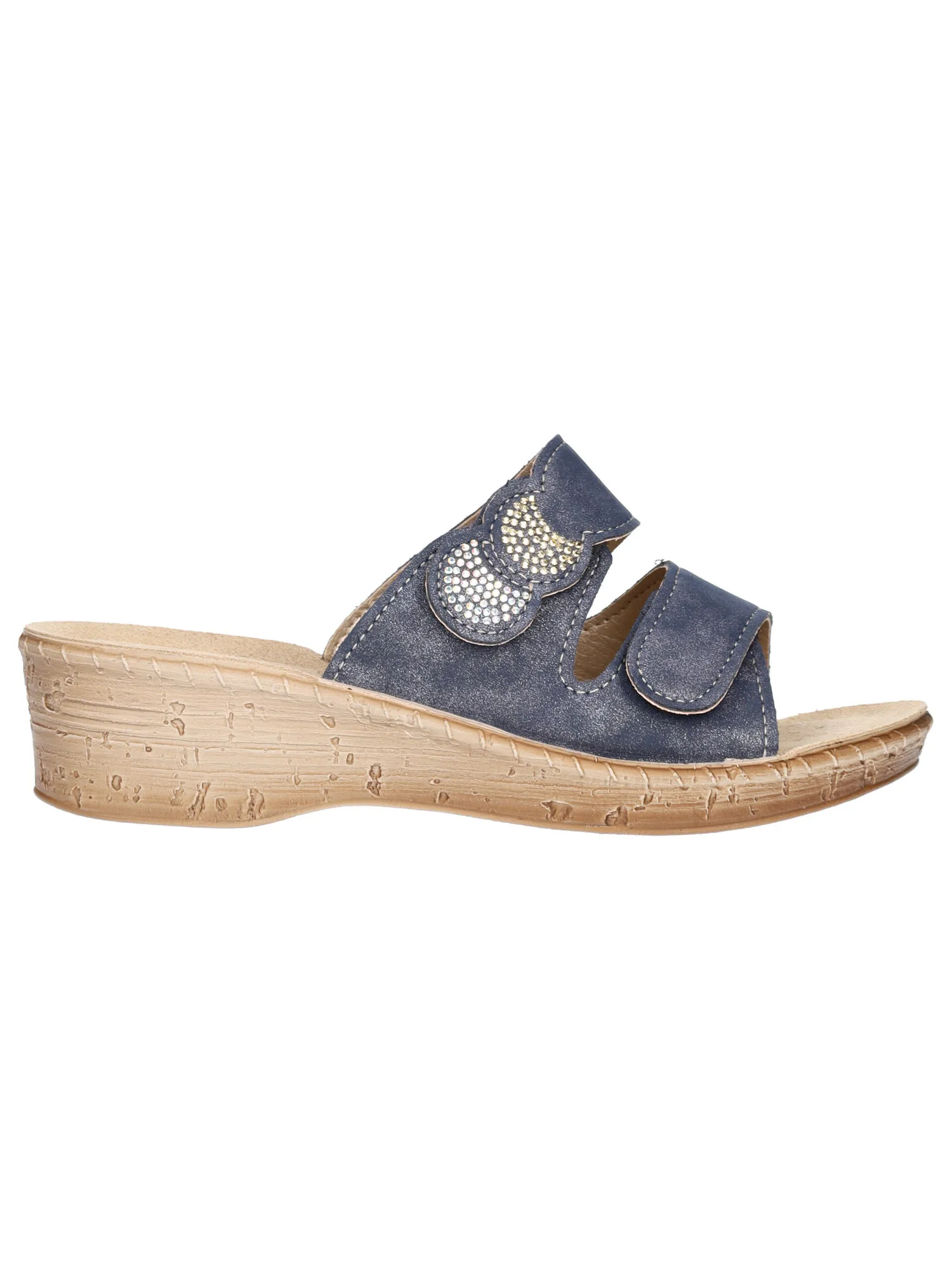 Ciabatta con zeppa Inblu da donna blu