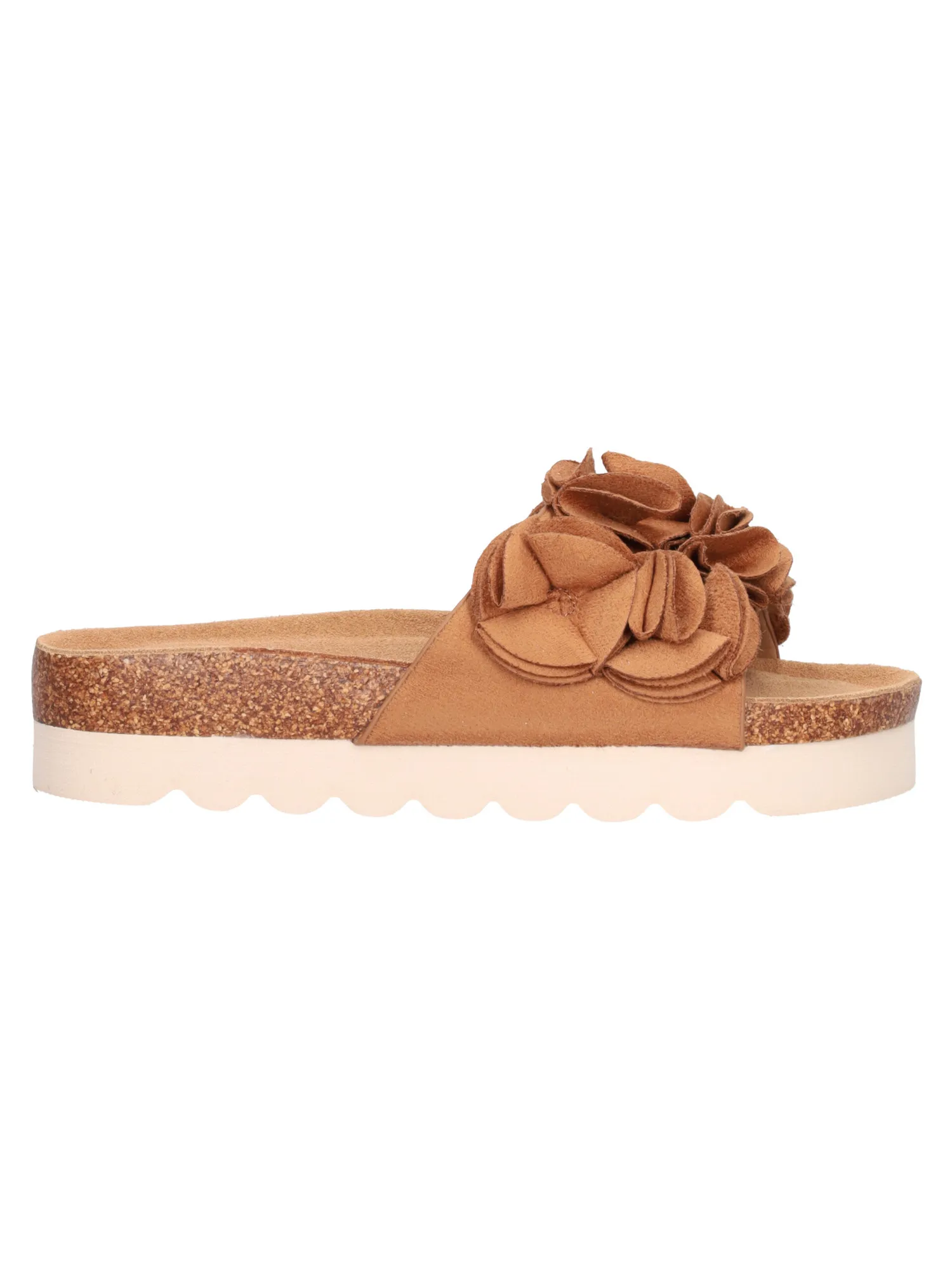 Ciabatta platform Refresh da donna cuoio