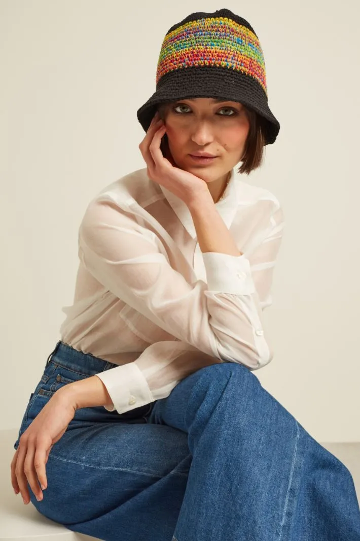 Cloche effetto rafia