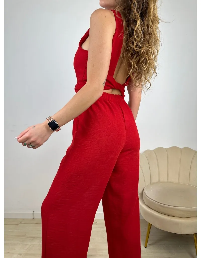 CO ORD SET SOFIA ROSSO