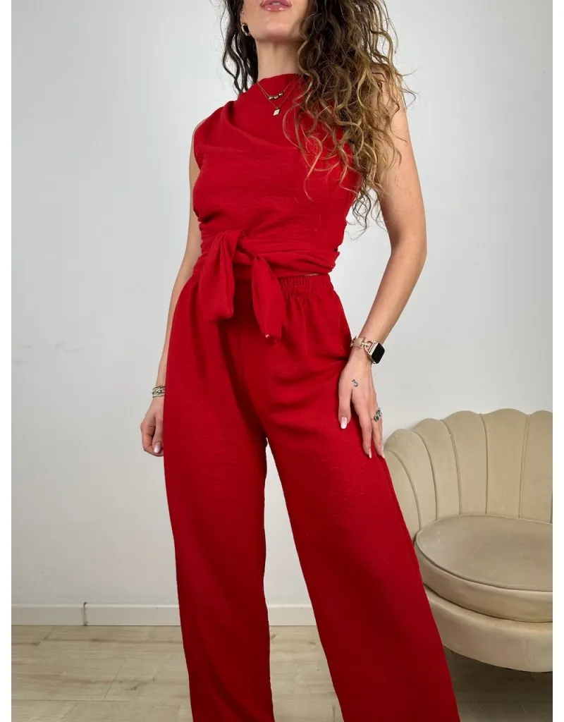 CO ORD SET SOFIA ROSSO