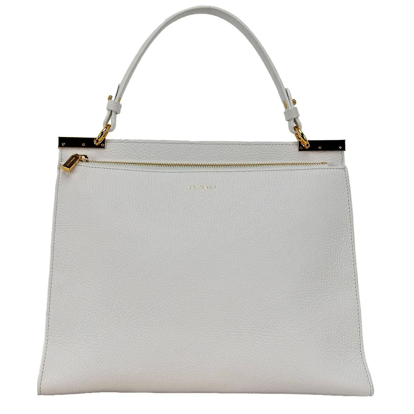 Coccinelle Binxie Borsa Donna, a Mano, Piccola, Tracolla, Pelle, Bianco