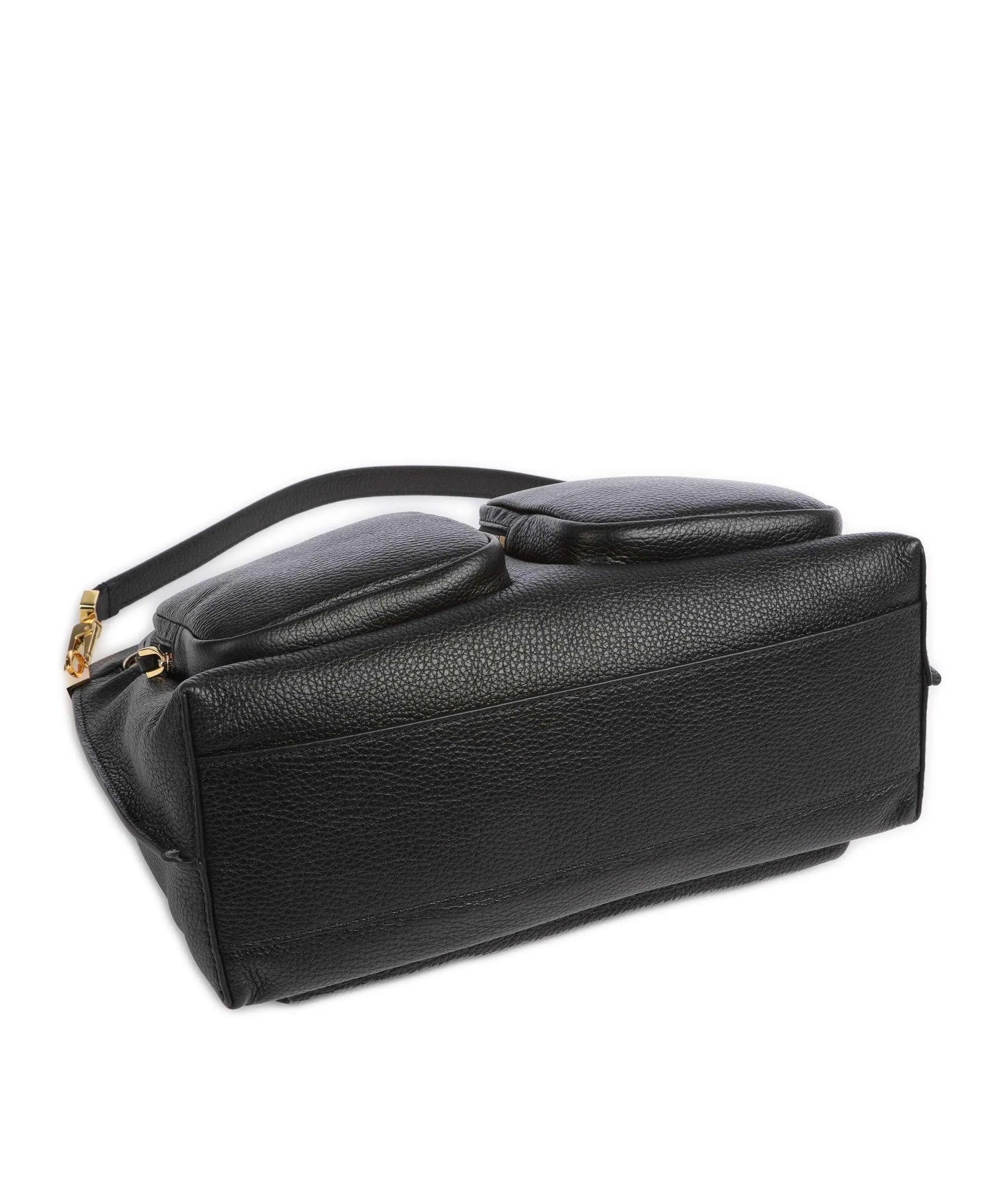  Coccinelle Hyle Borsa hobo pelle di vacchetta grana nero  