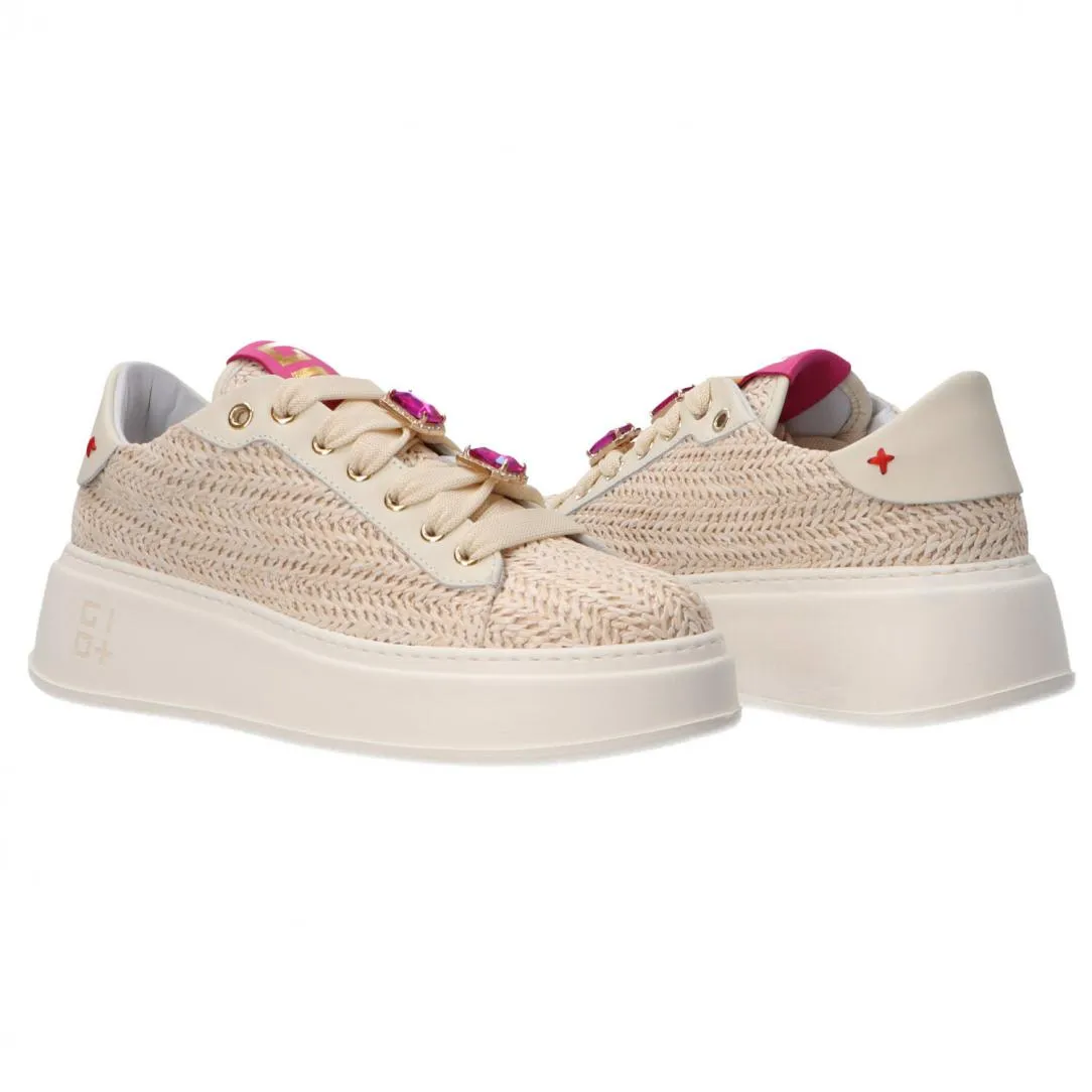 COMBI INTRECCIO RAFIA Beige