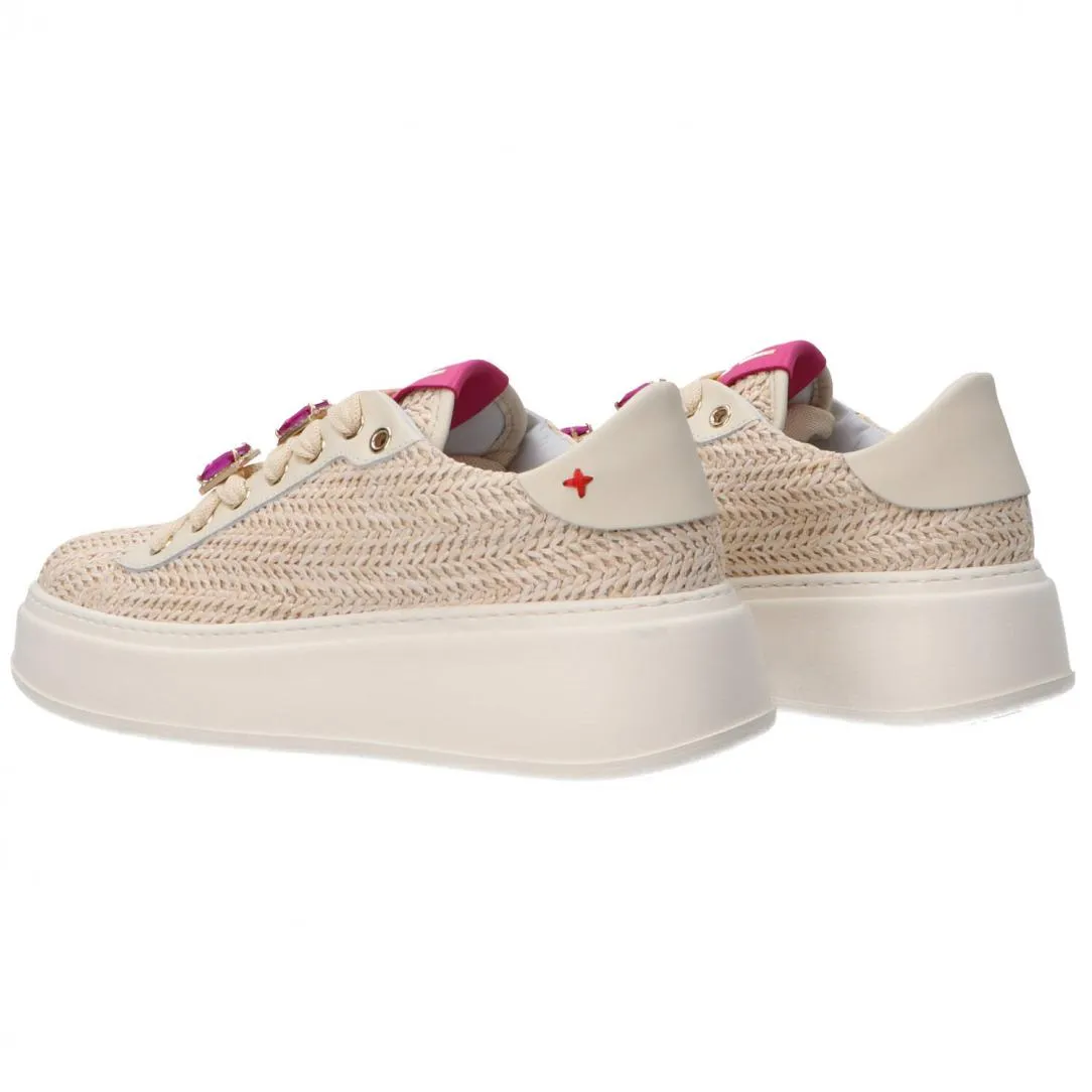 COMBI INTRECCIO RAFIA Beige