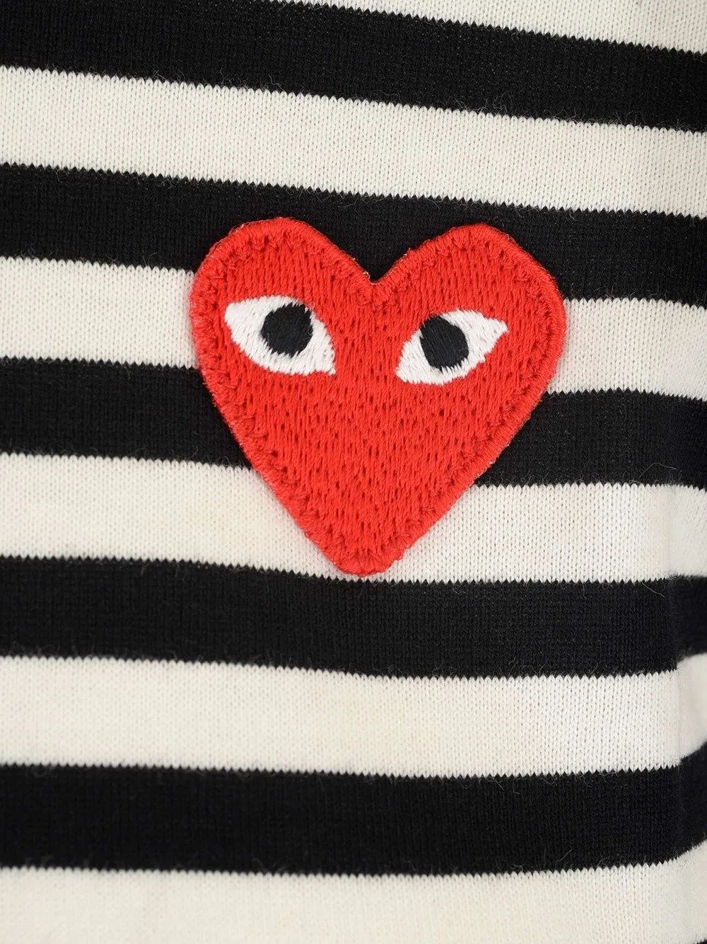   Comme Des Garcons Play  T-shirt a righe  