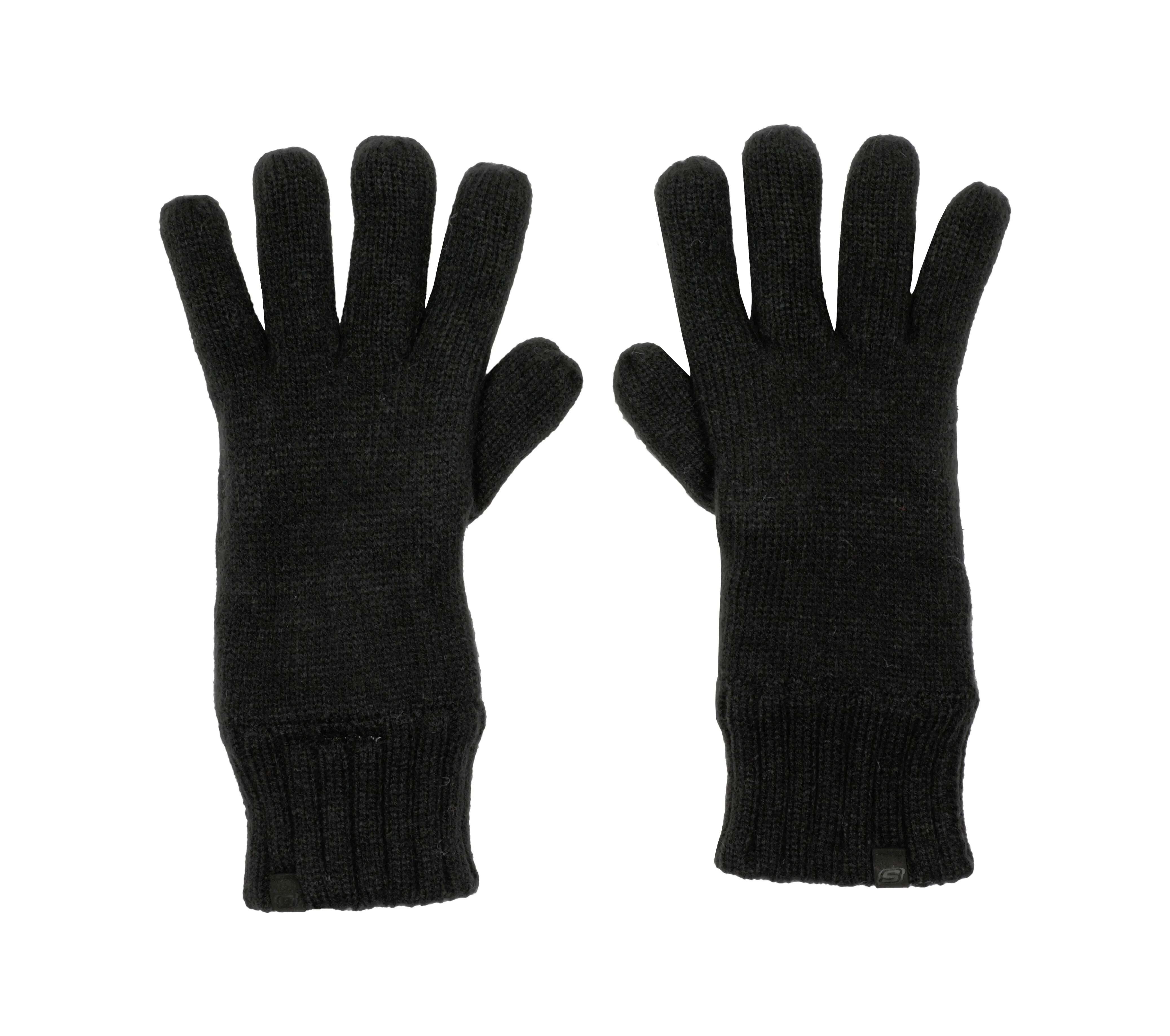Contrast Knit Gloves - 1 Pair