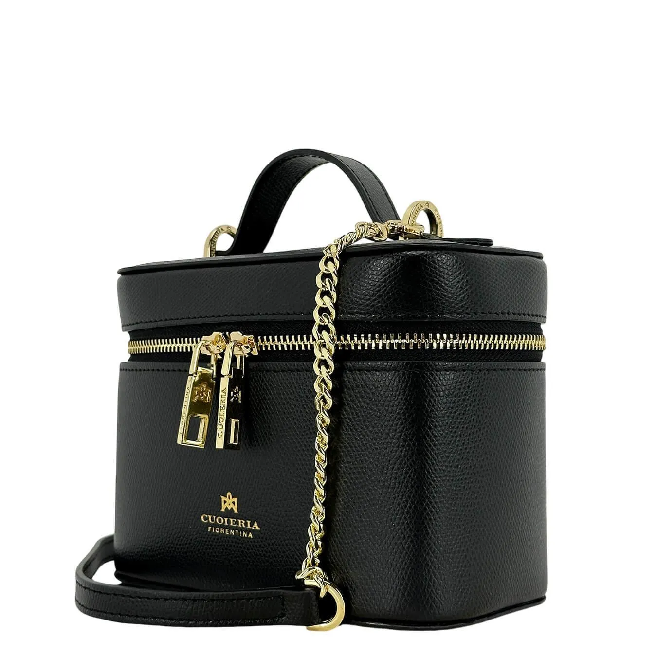 Cuoieria Fiorentina Beauty Borsa Donna, Tracolla, Pelle, Nero