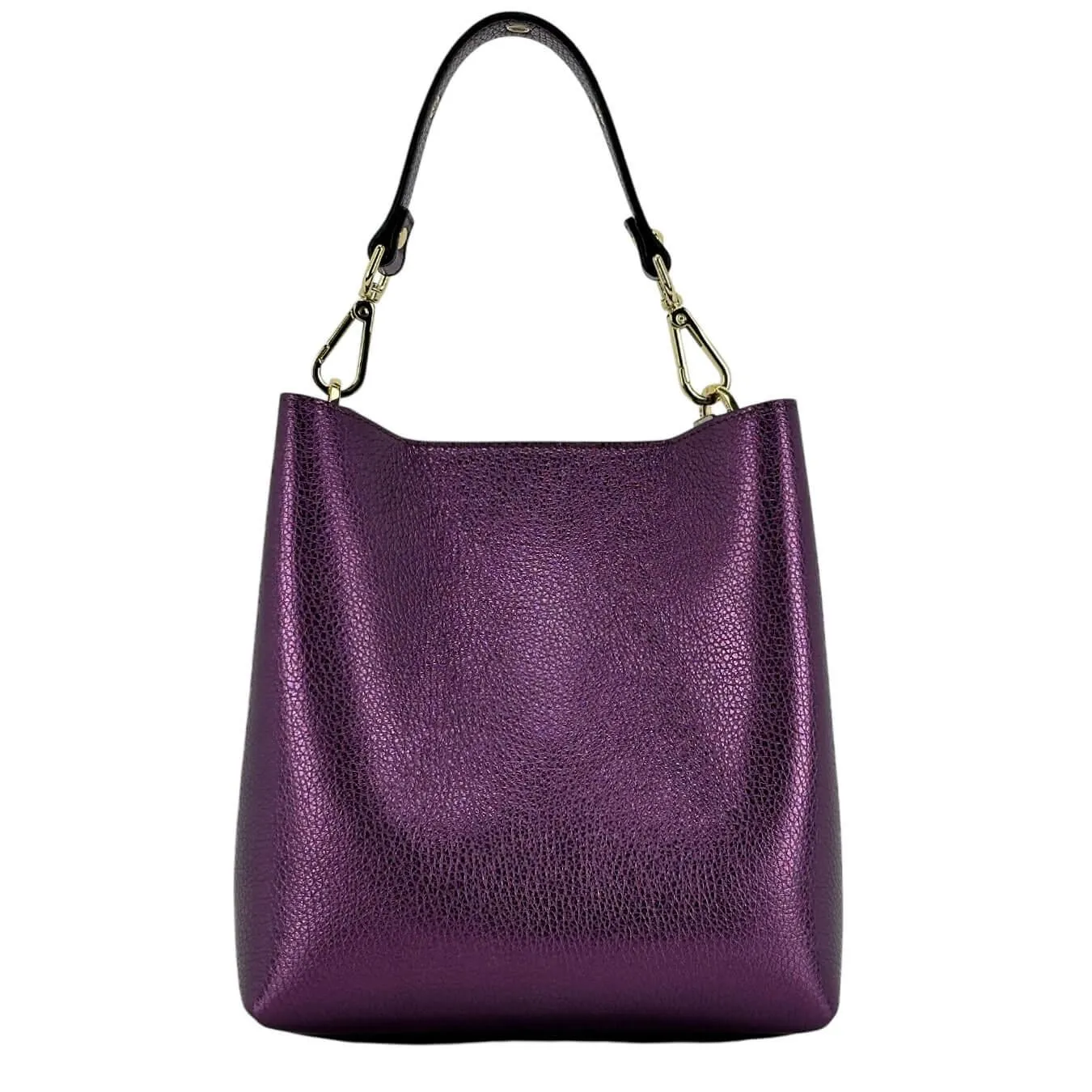 Cuoieria Fiorentina Borsa Donna, Secchiello Piccolo Alice, Pelle, Viola