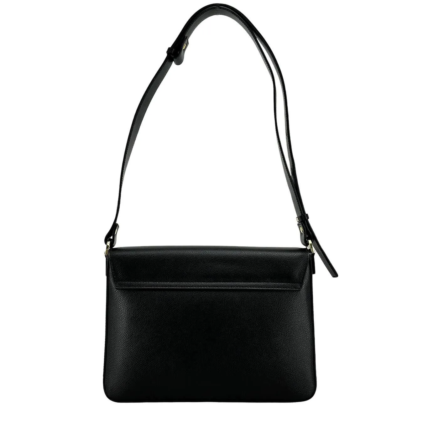 Cuoieria Fiorentina Eva Borsa Donna, Messenger Bag, Pelle, Nero
