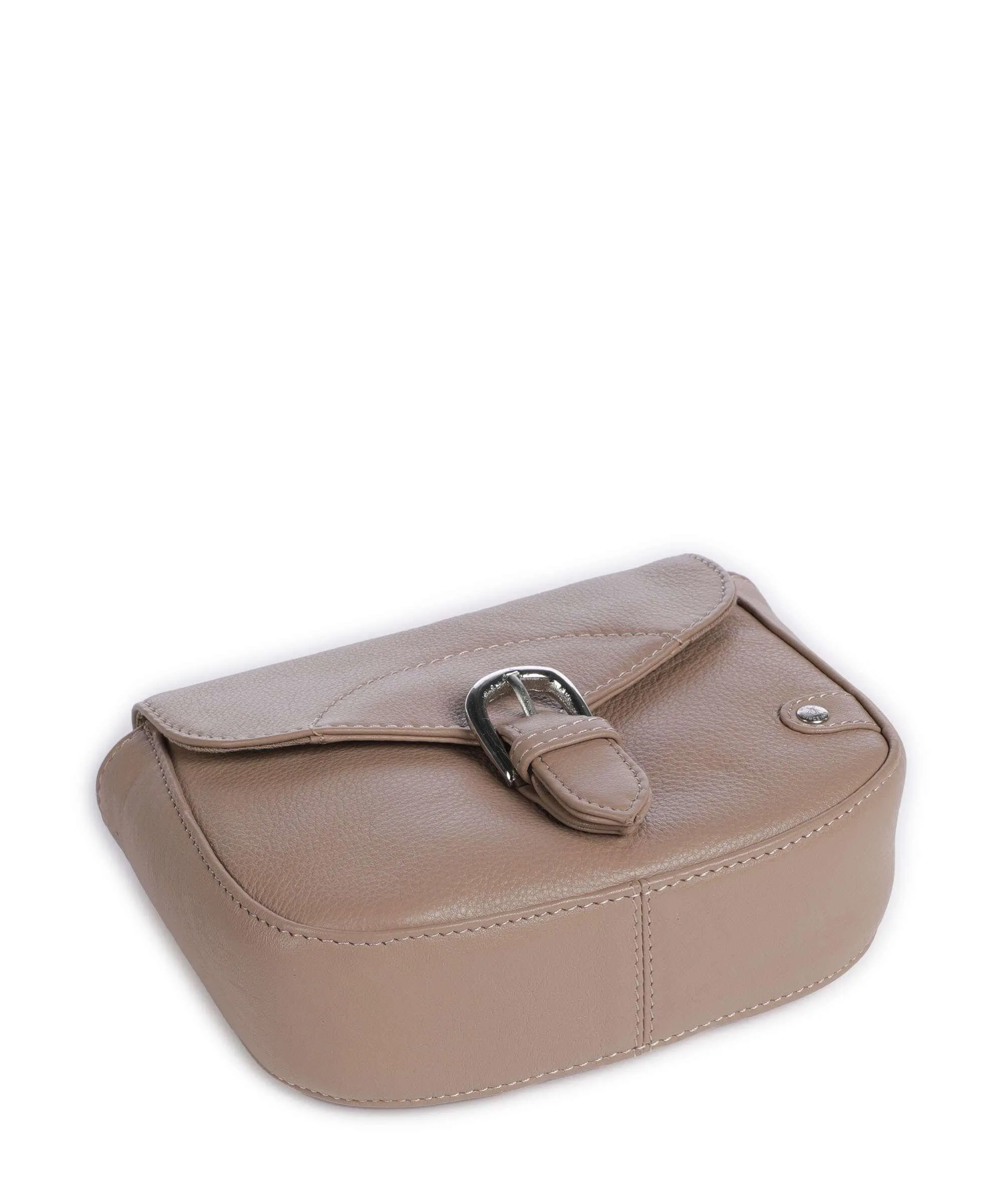  Depeche Fashion Favorites Borsa a tracolla pelle granulata taupe  
