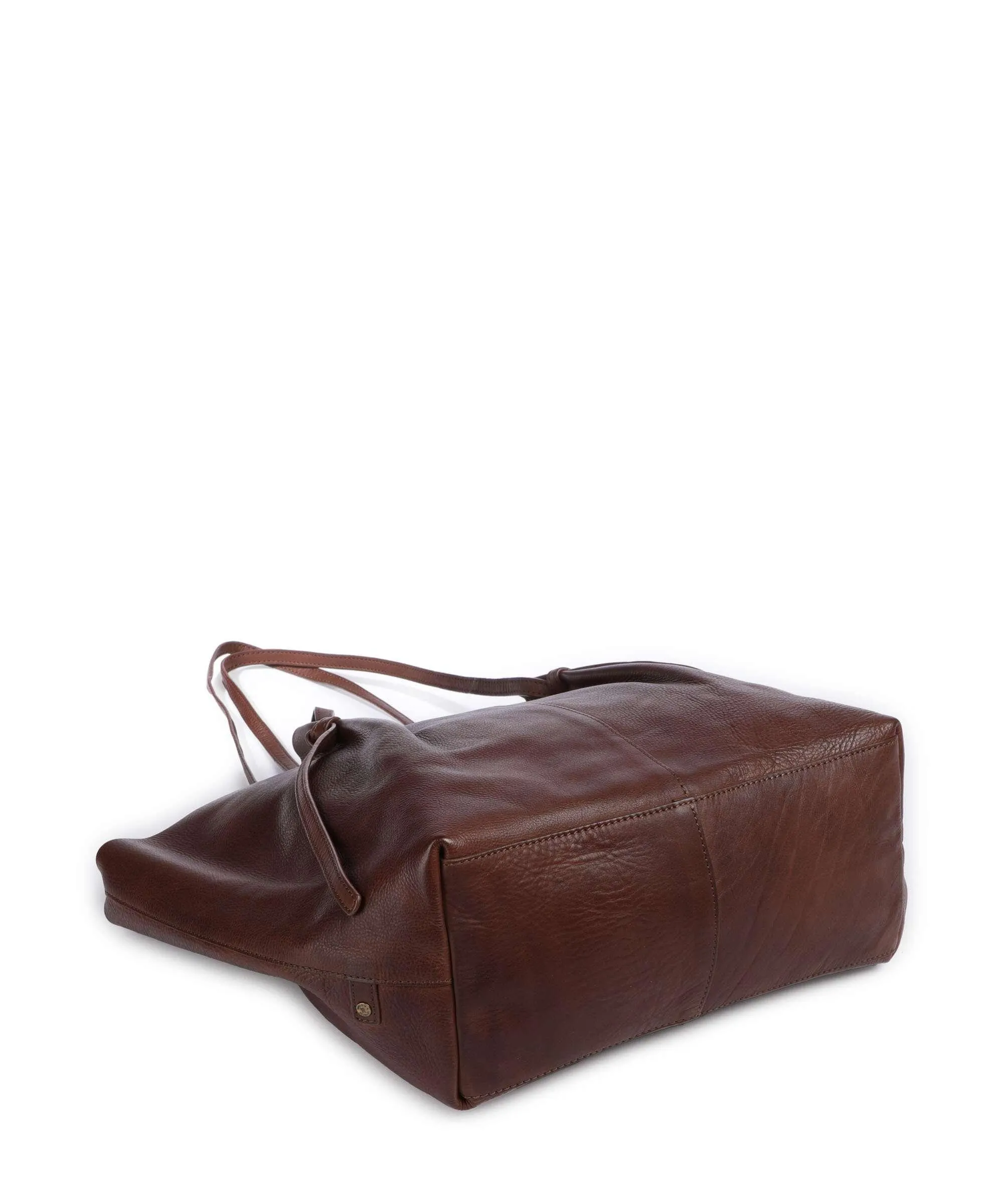  Depeche Nordic Simplicity Borsa shopper pelle granulata marrone  