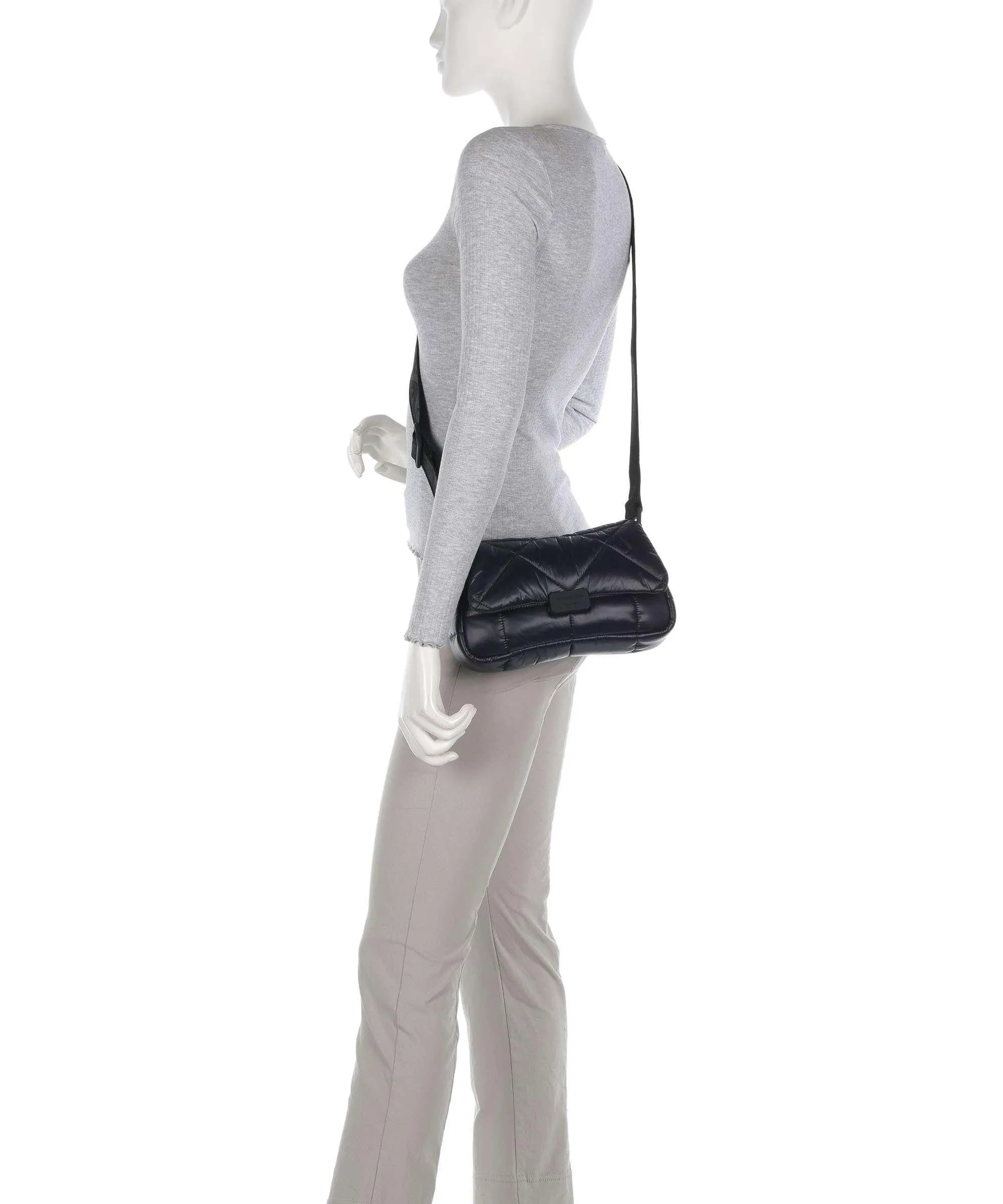  Emporio Armani Cassandra Borsa a tracolla pelle sintetica nero  