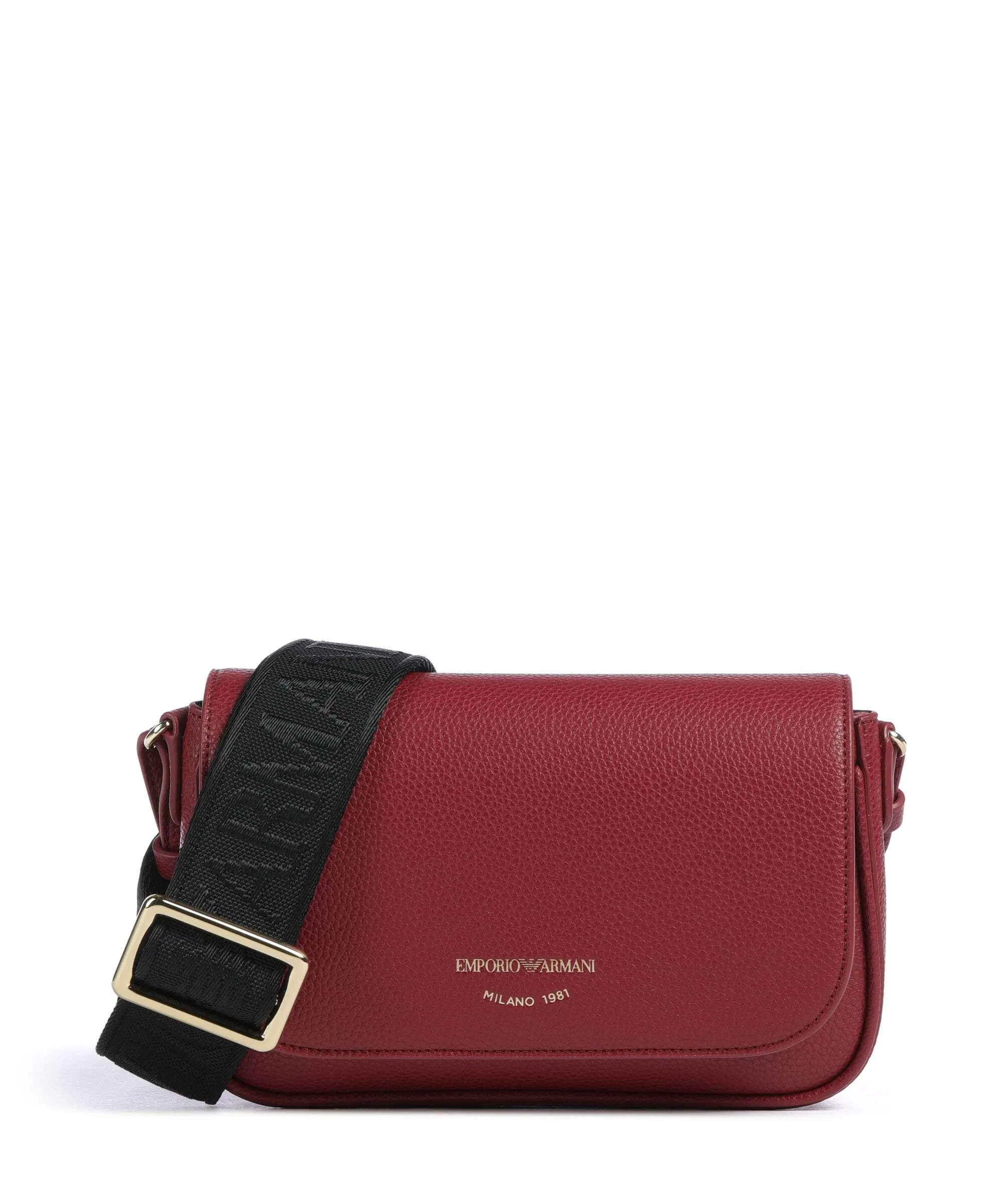  Emporio Armani Lilly Borsa a tracolla pelle sintetica rosso scuro  